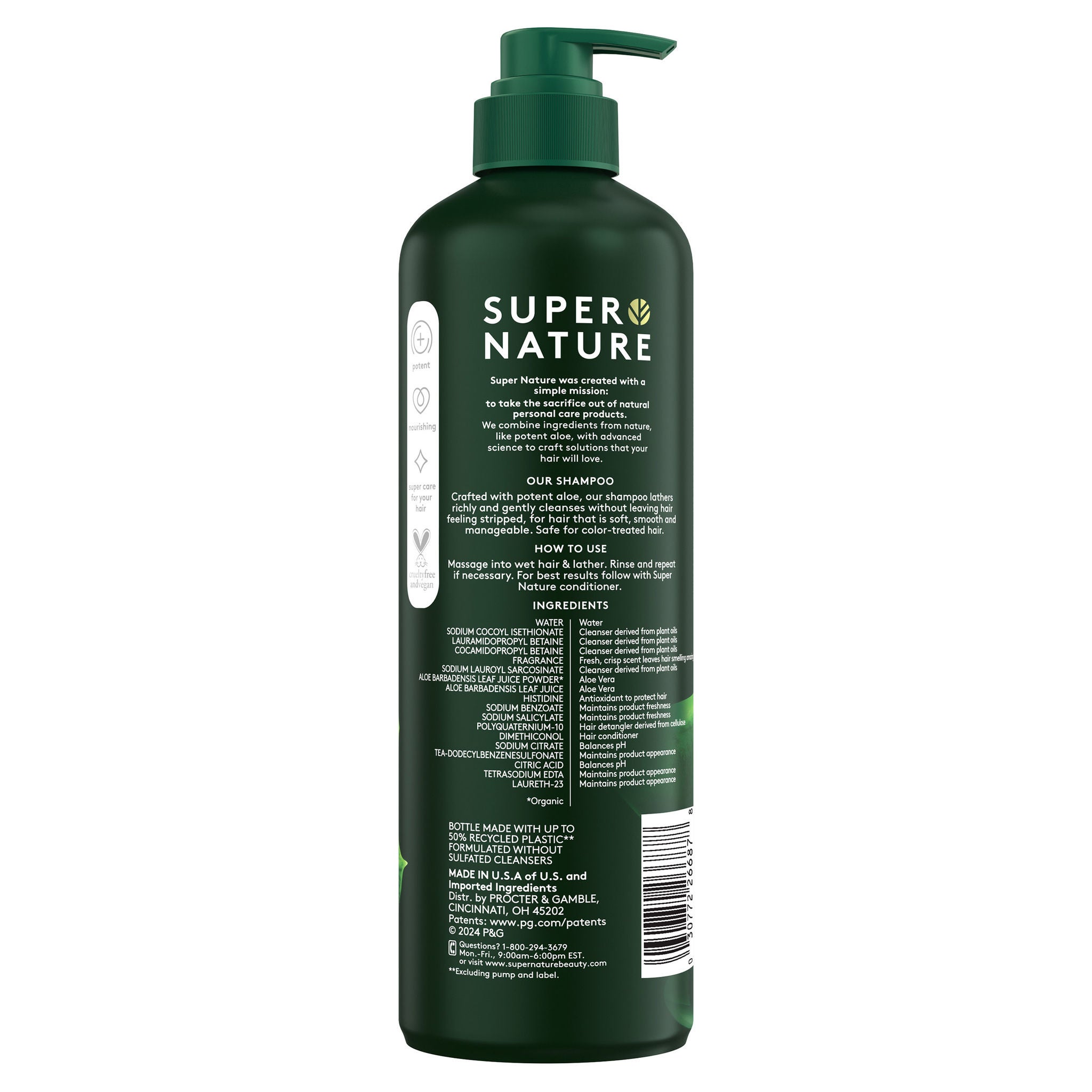 Super Nature Shampoo, 30 fl oz