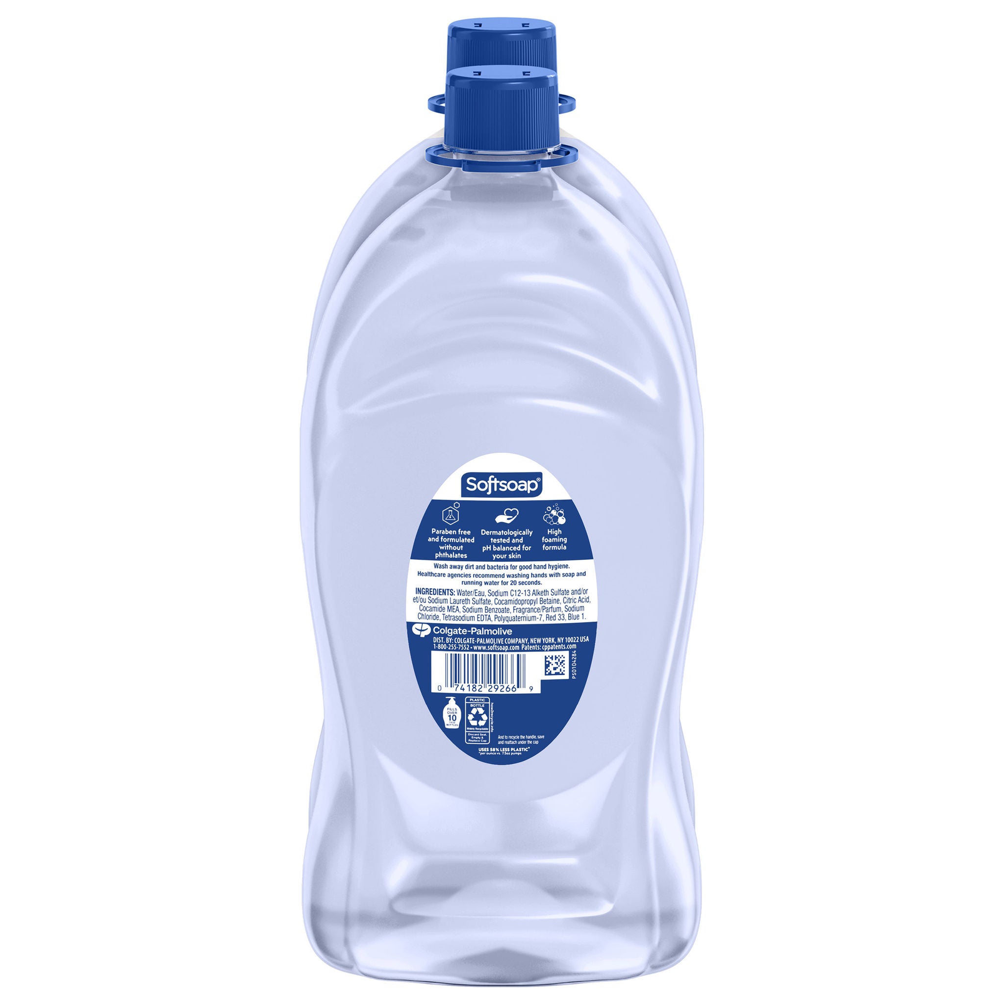 Softsoap Advanced Clean Liquid Hand Soap Refill 80 oz, 2-pack