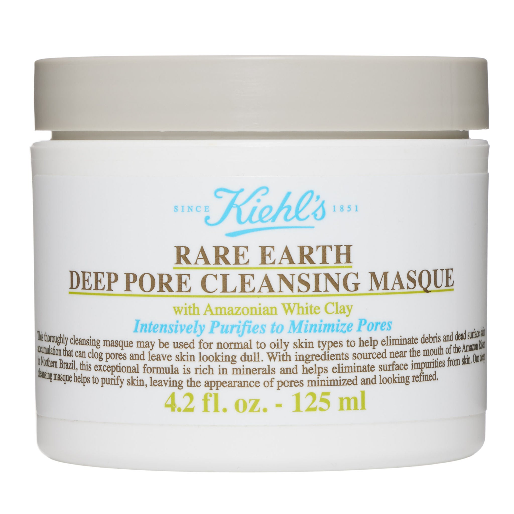 Kiehl's Rare Earth Deep Pore Cleansing Masque, 4.2 fl oz