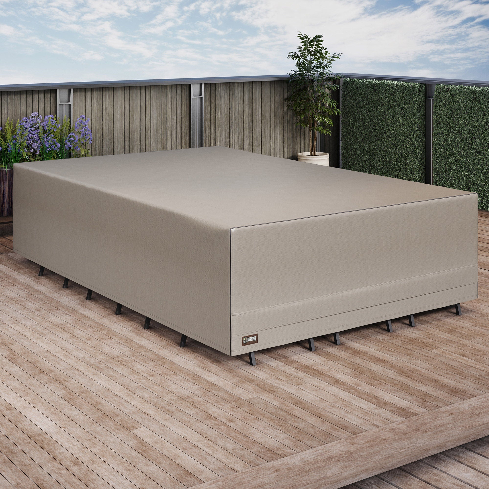 Outdoor Rectangular Patio Table Set Cover