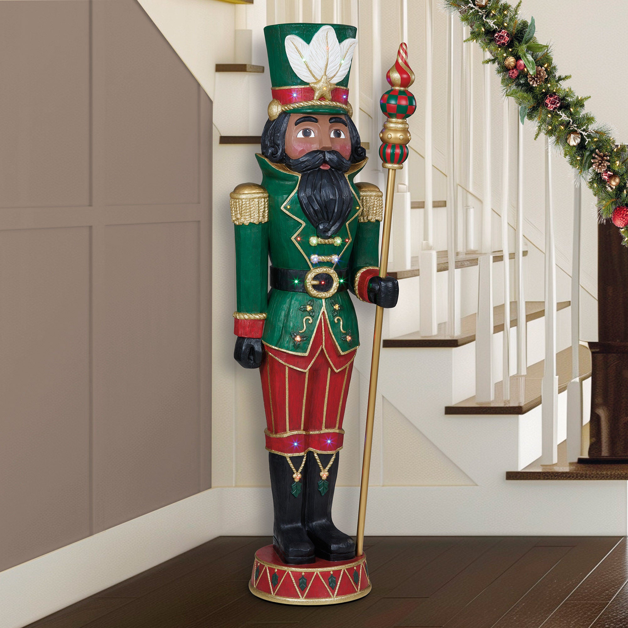 6' Nutcracker with LED Lights & Music