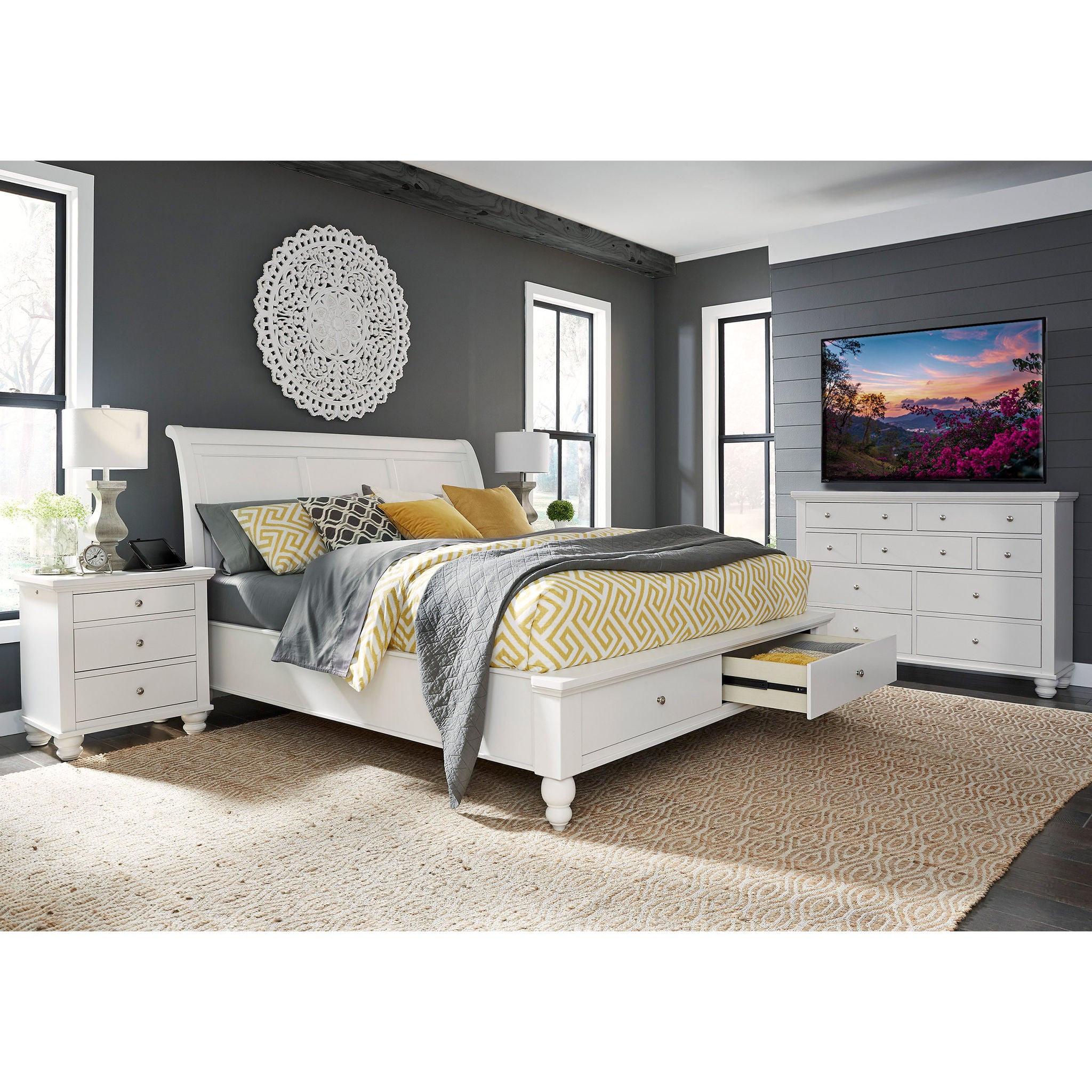 Ashfield Bedroom Collection in White