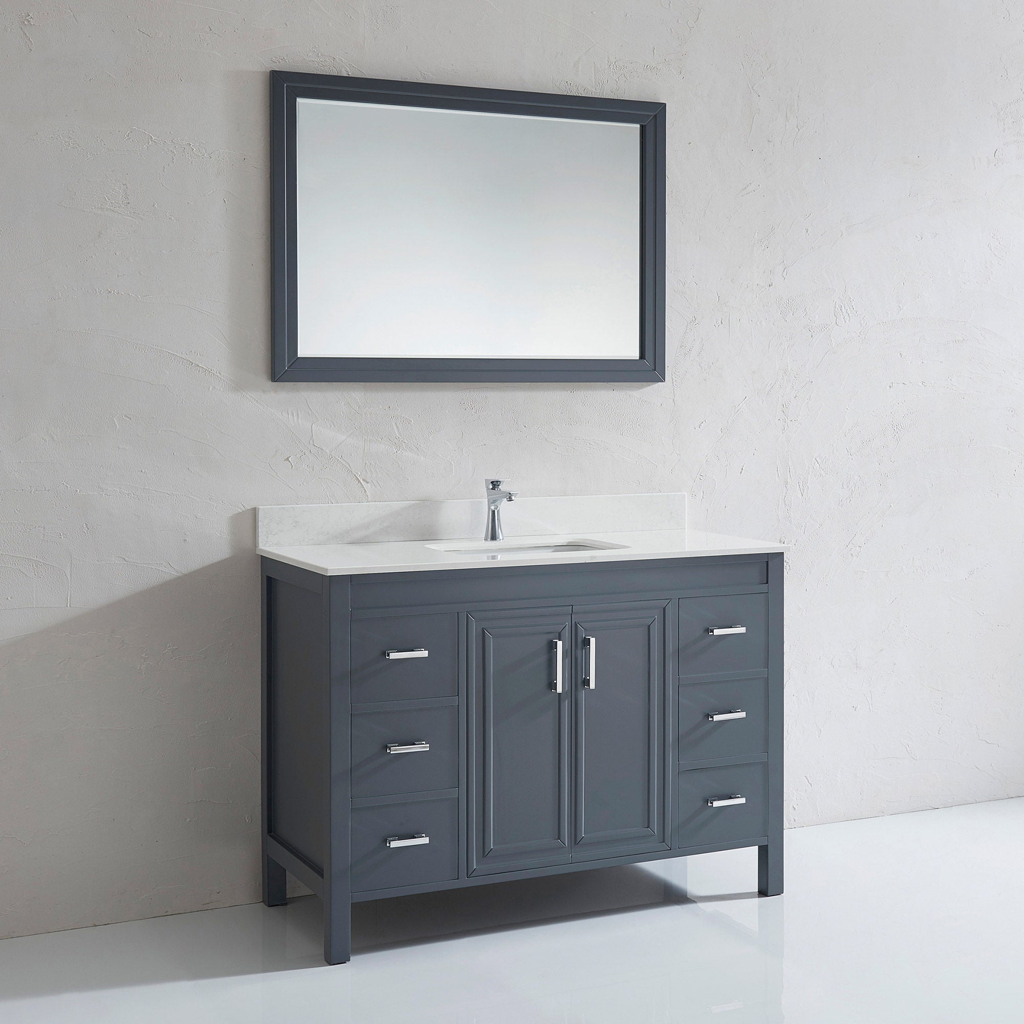 Corniche 48" Pepper Gray Vanity by Studio Bathe
