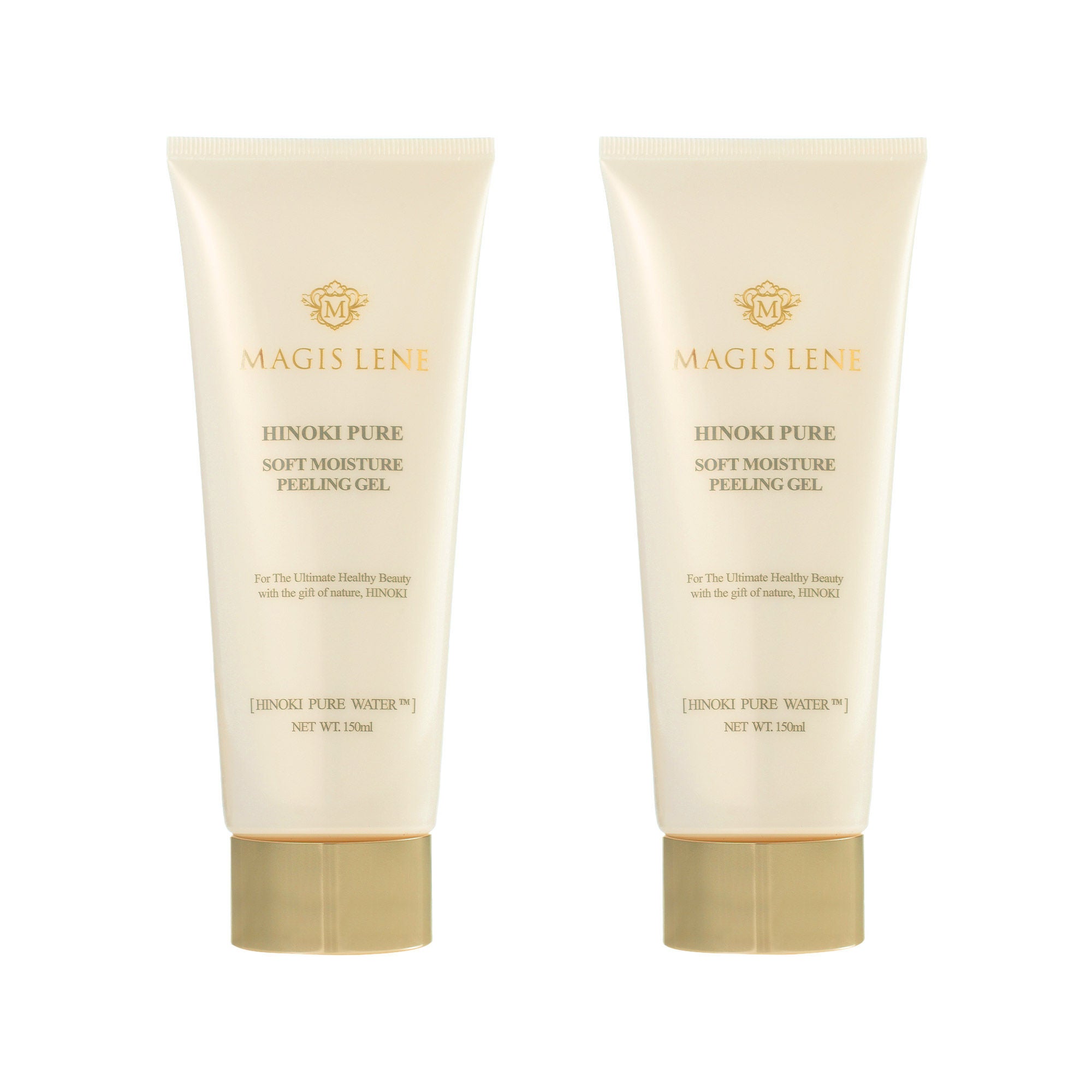Magis Lene Hinoki Pure Soft Moisture Peeling Gel, 5.07 fl oz, 2-pack