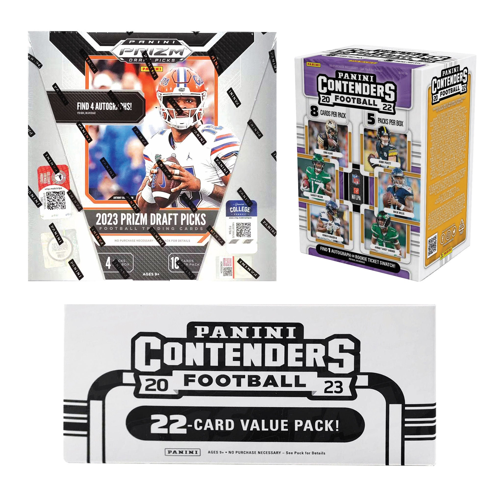 2022-23 Panini Prizm Draft Contenders Football