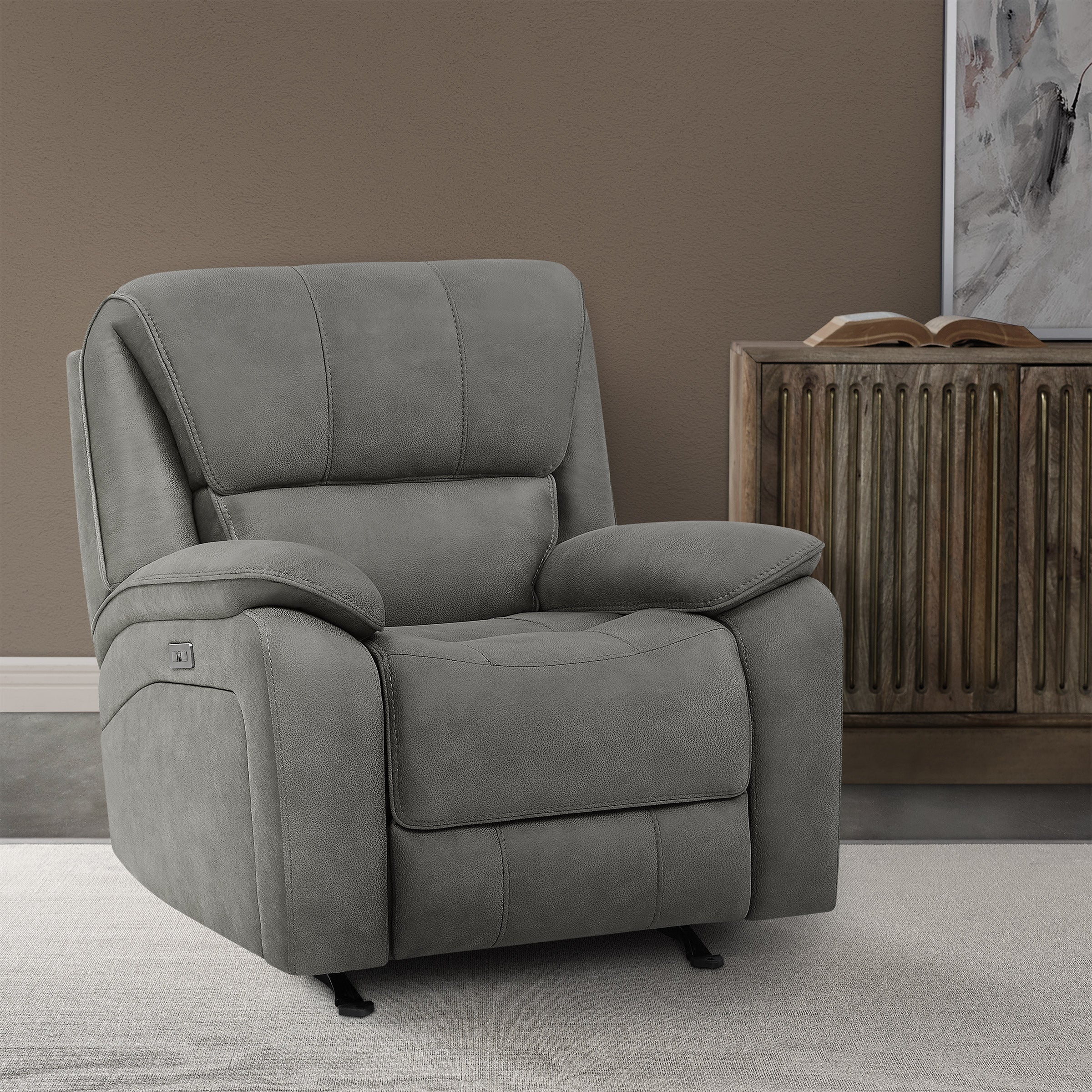 Jones Fabric Rocker Recliner Barcalounger