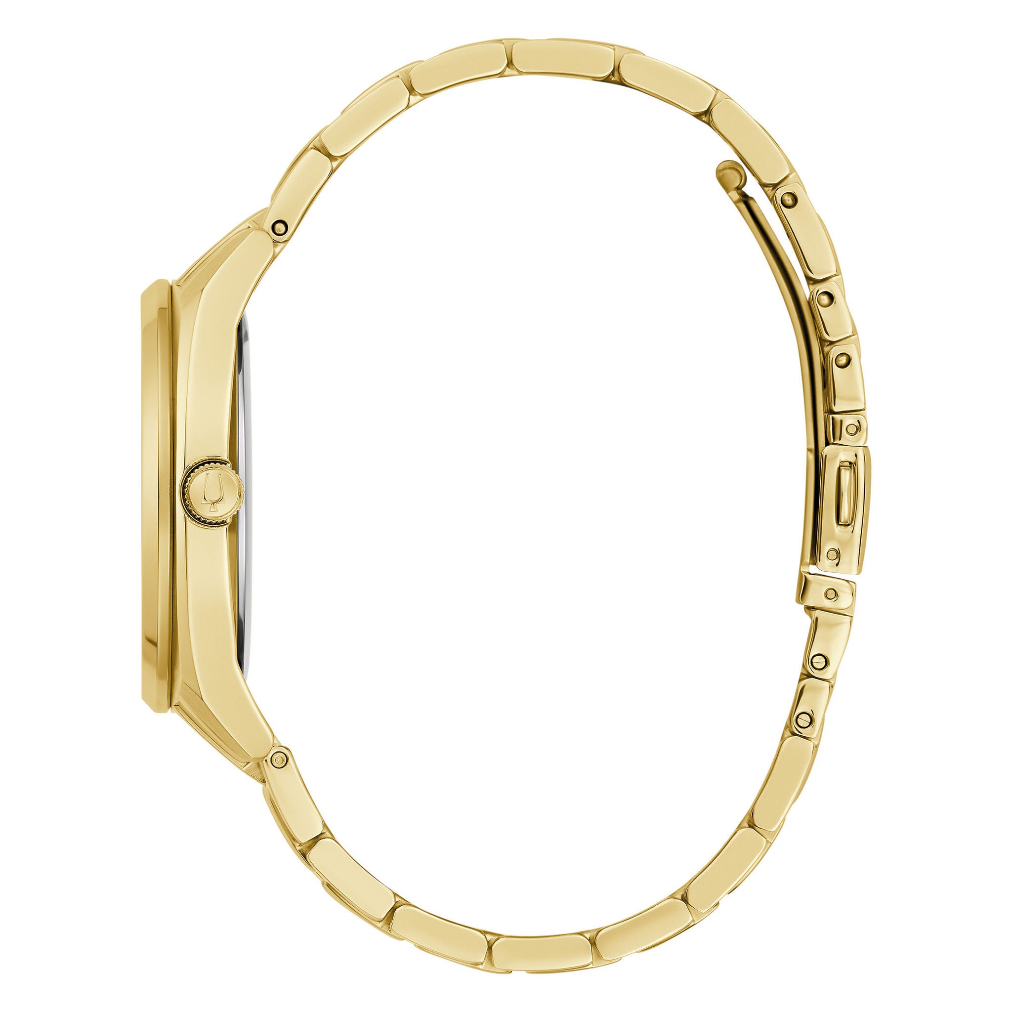 Bulova Surveyor Gold Stainless Steel Men's Watch, 39mm