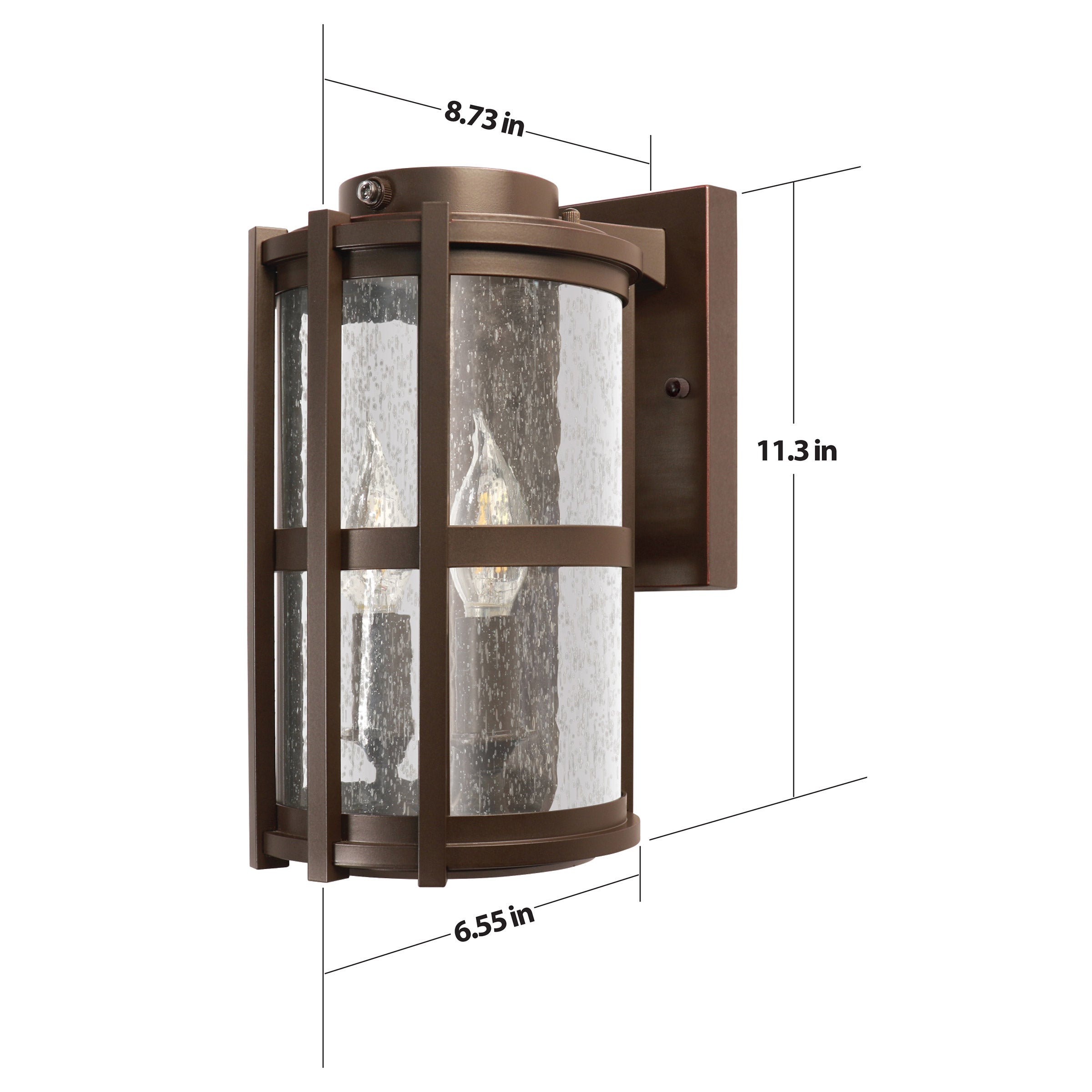 Feit Electric 11" LED Round Coach Light Lantern