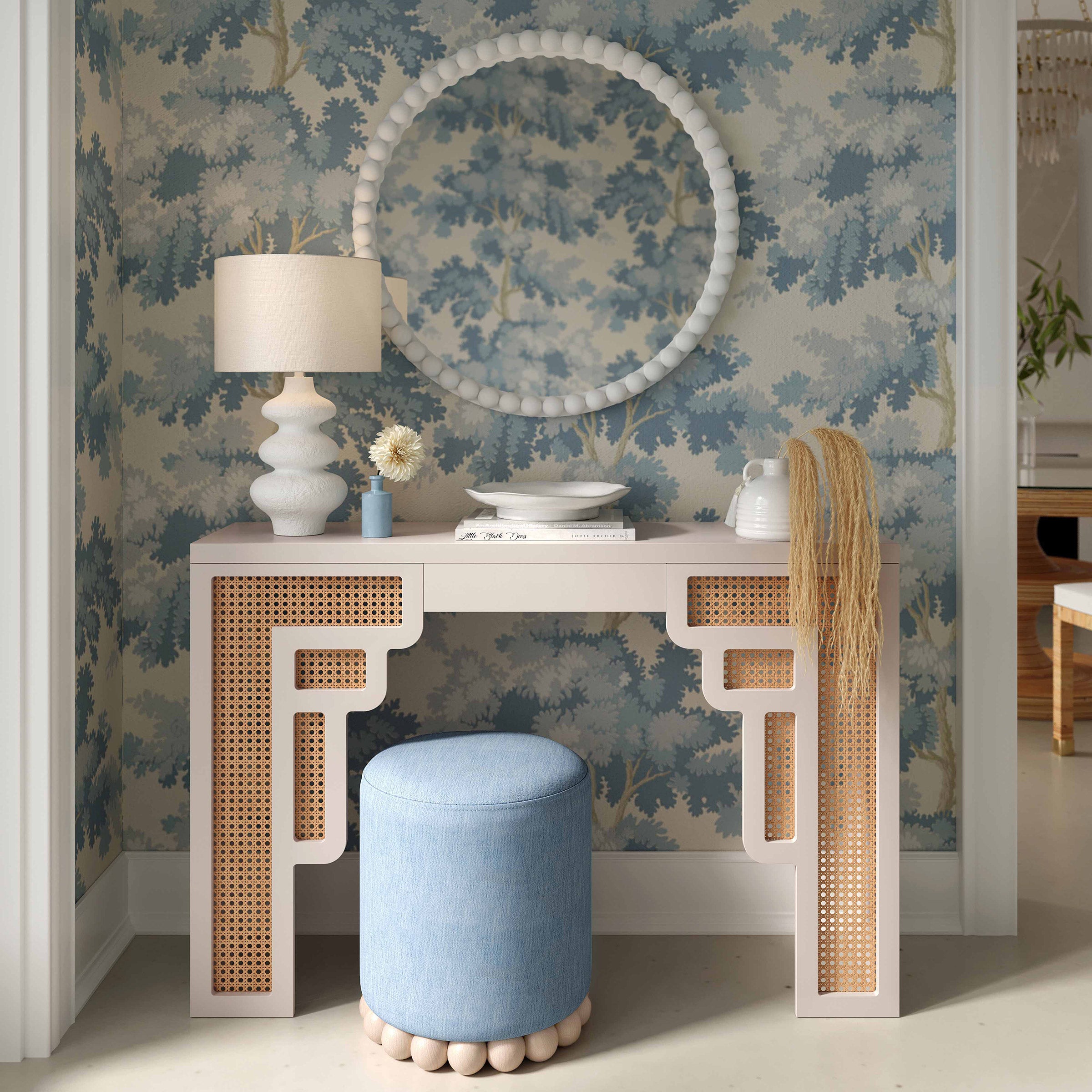 Dex Jacquard Fabric Ottoman