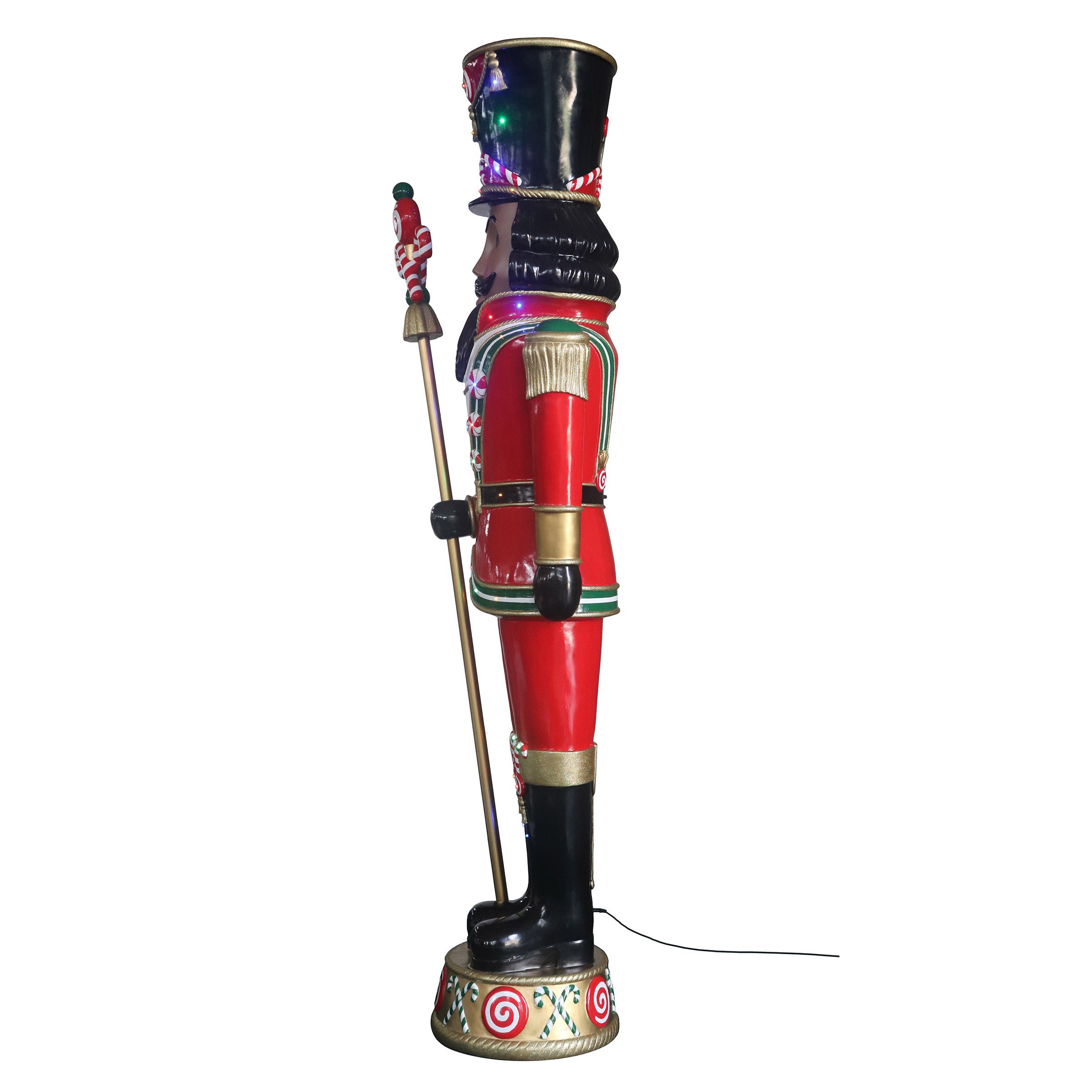 8' Nutcracker with LED Lights and Music