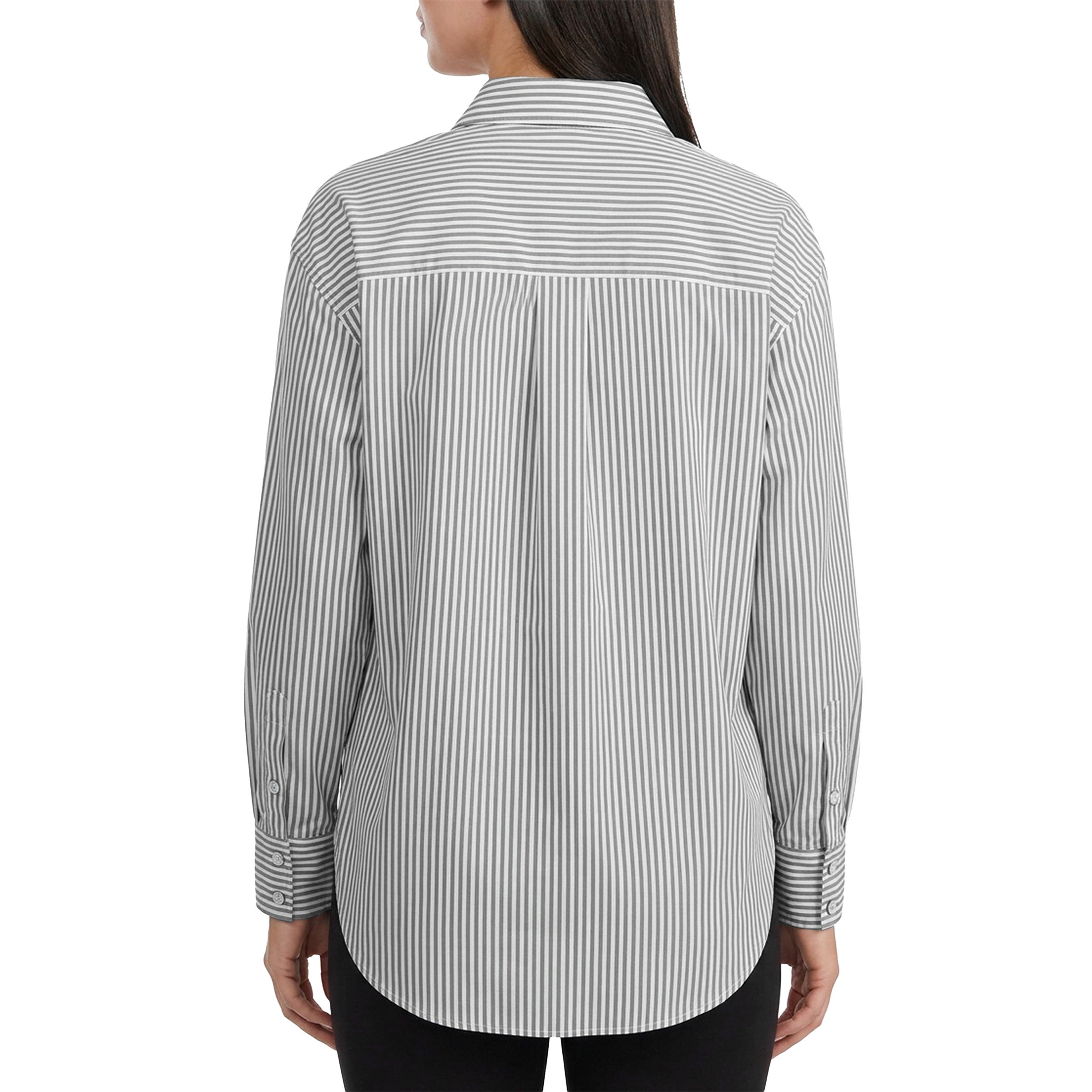Hunter Women's Button Up Cotton Poplin Shirt