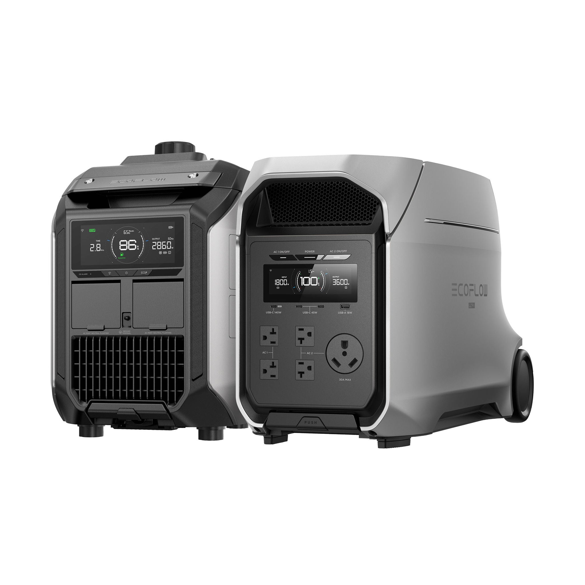 EcoFlow 27kwh Generator Combo, Delta 3 Ultra Plus + Smart Generator 4000 (Dual Fuel)