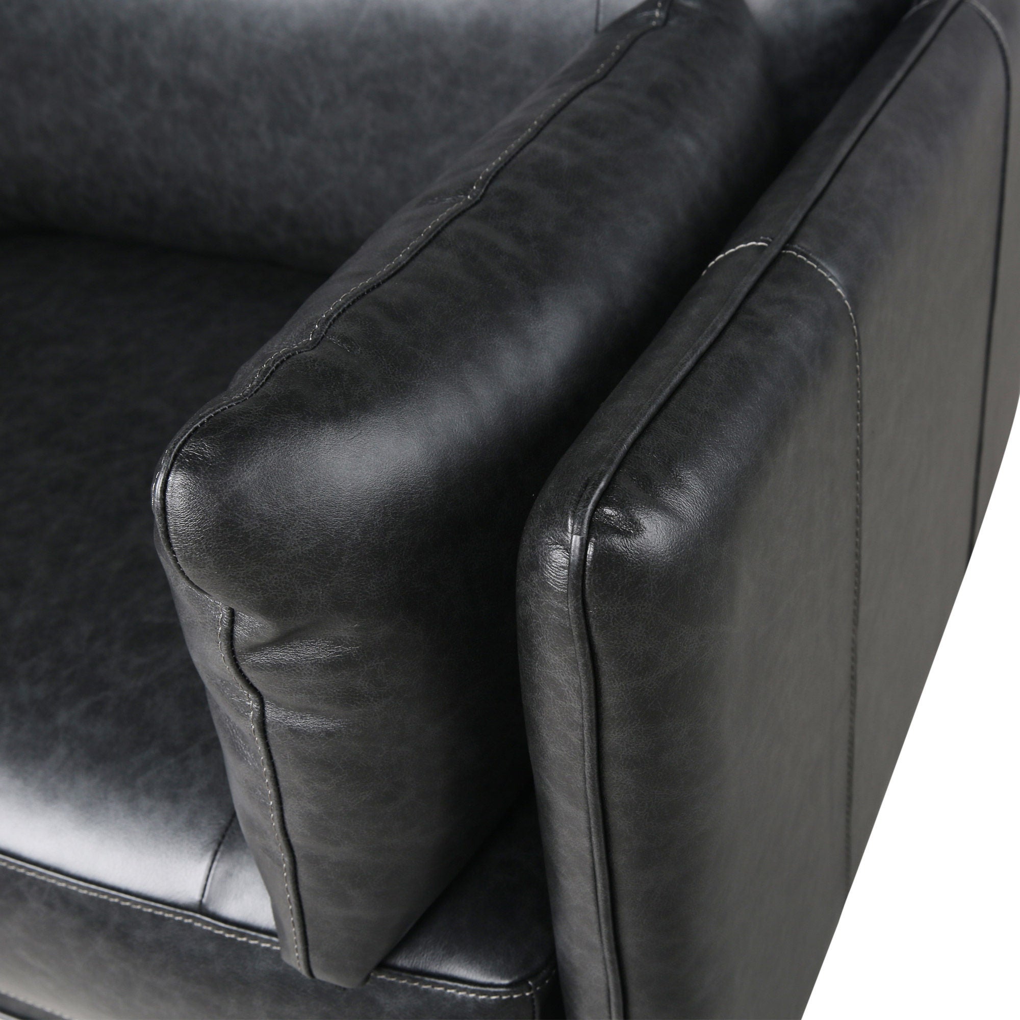 Simone Top Grain Leather Sofa