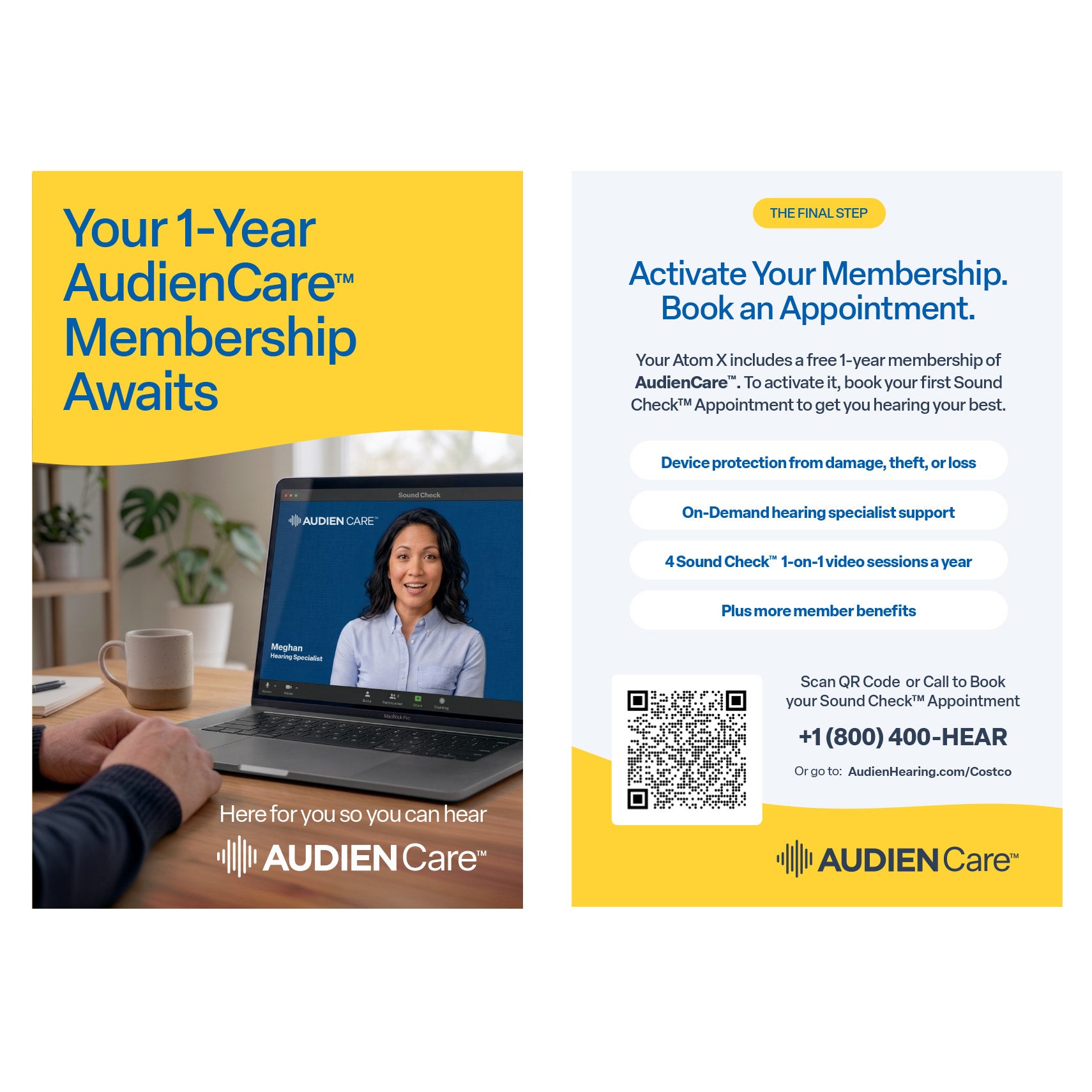 Audien Atom X OTC Hearing Aids Bundle