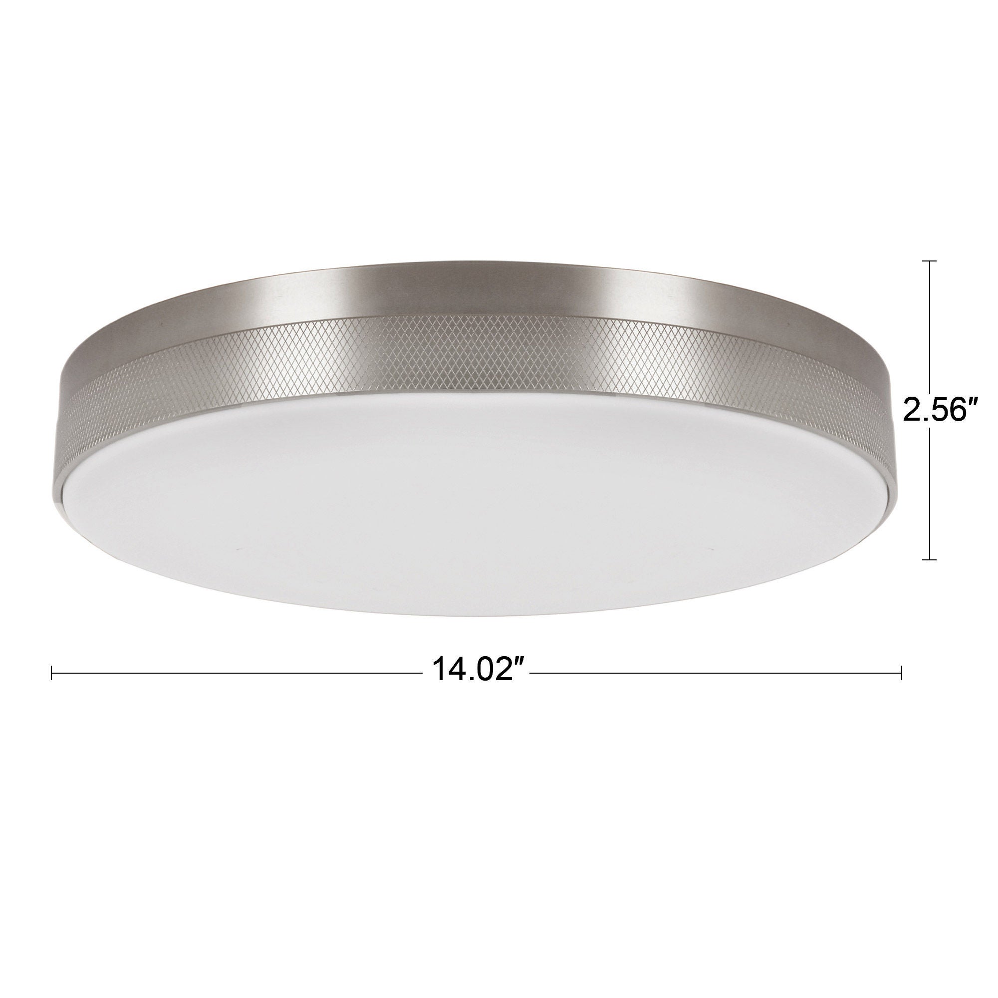 Energetic Lighting 14" Knurled Edge Flush with Selectable CCT