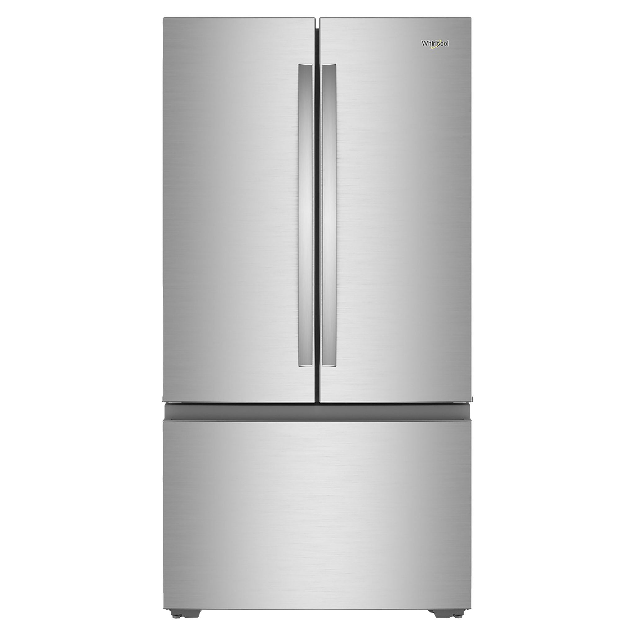 Whirlpool 24 cu. ft. 36-inch Wide True Counter-Depth French Door Bottom Mount Refrigerator in Fingerprint Resistant Stainless Steel