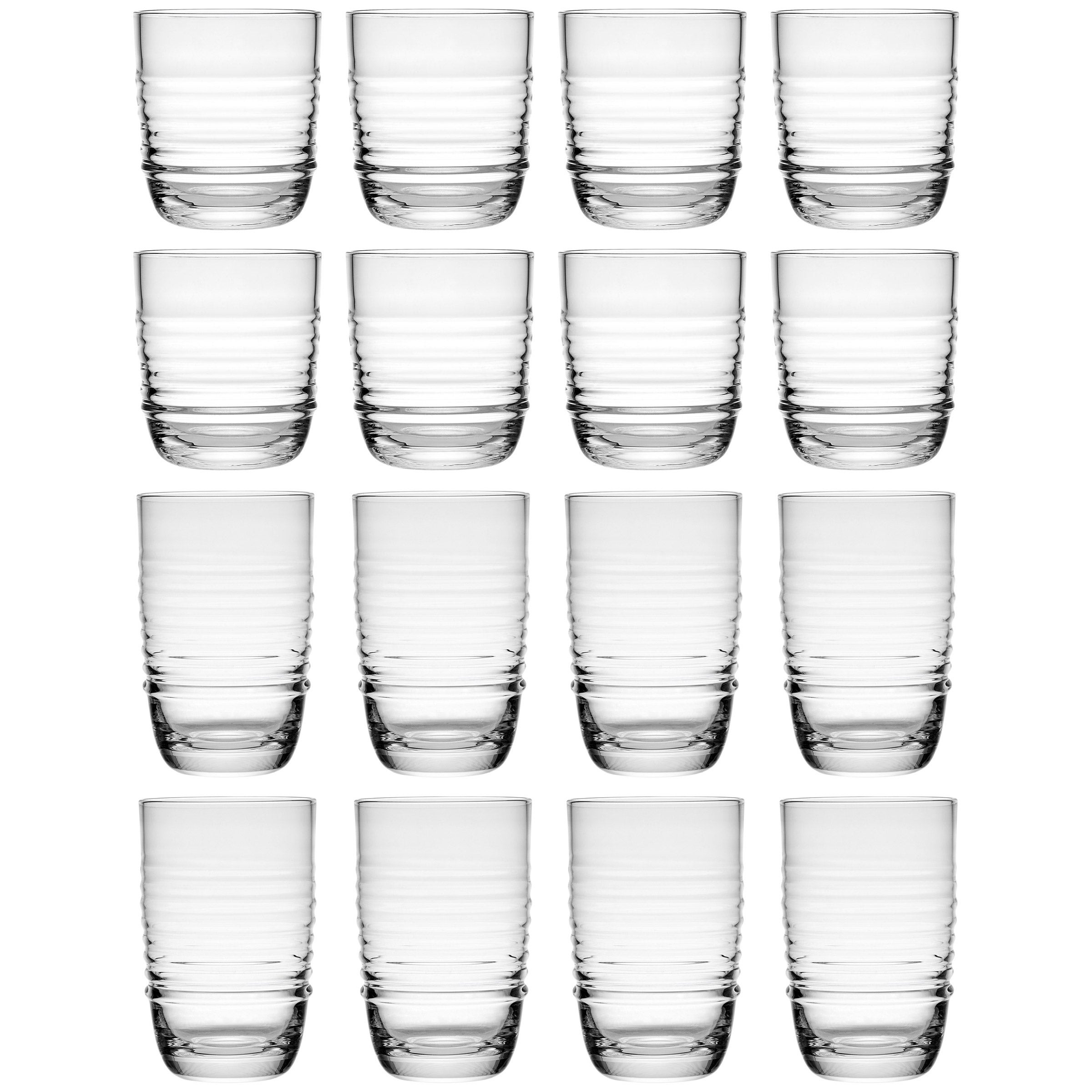 Mikasa Ciara 16-piece Crystal Drinkware Set