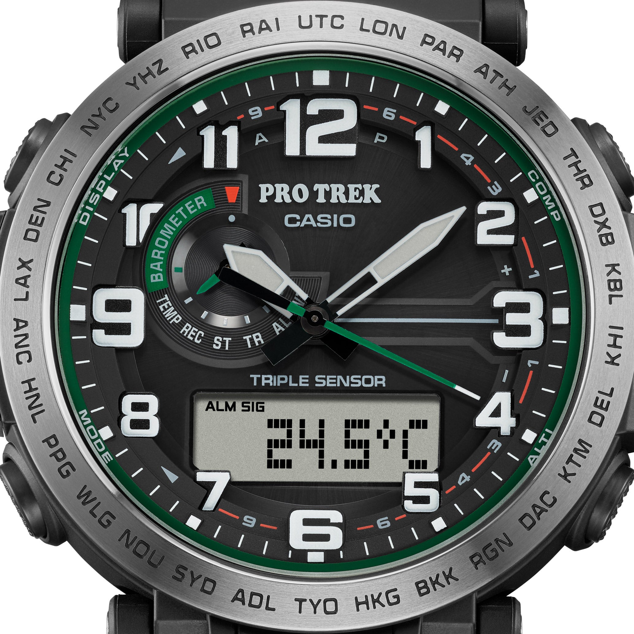 Casio Pro Trek Men's Quartz Watch, 51.5mm