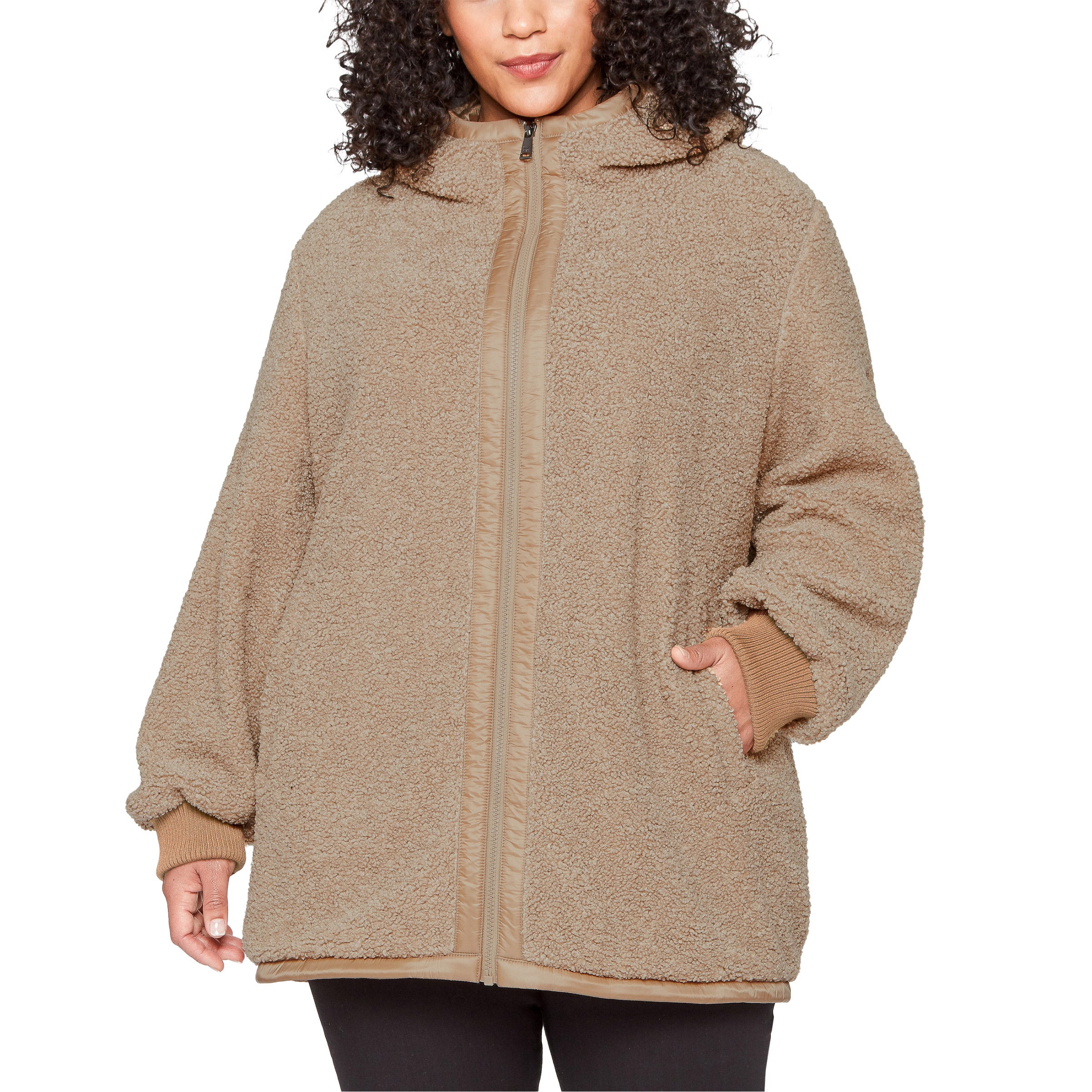 1 Madison Ladies' Fuzzy Jacket
