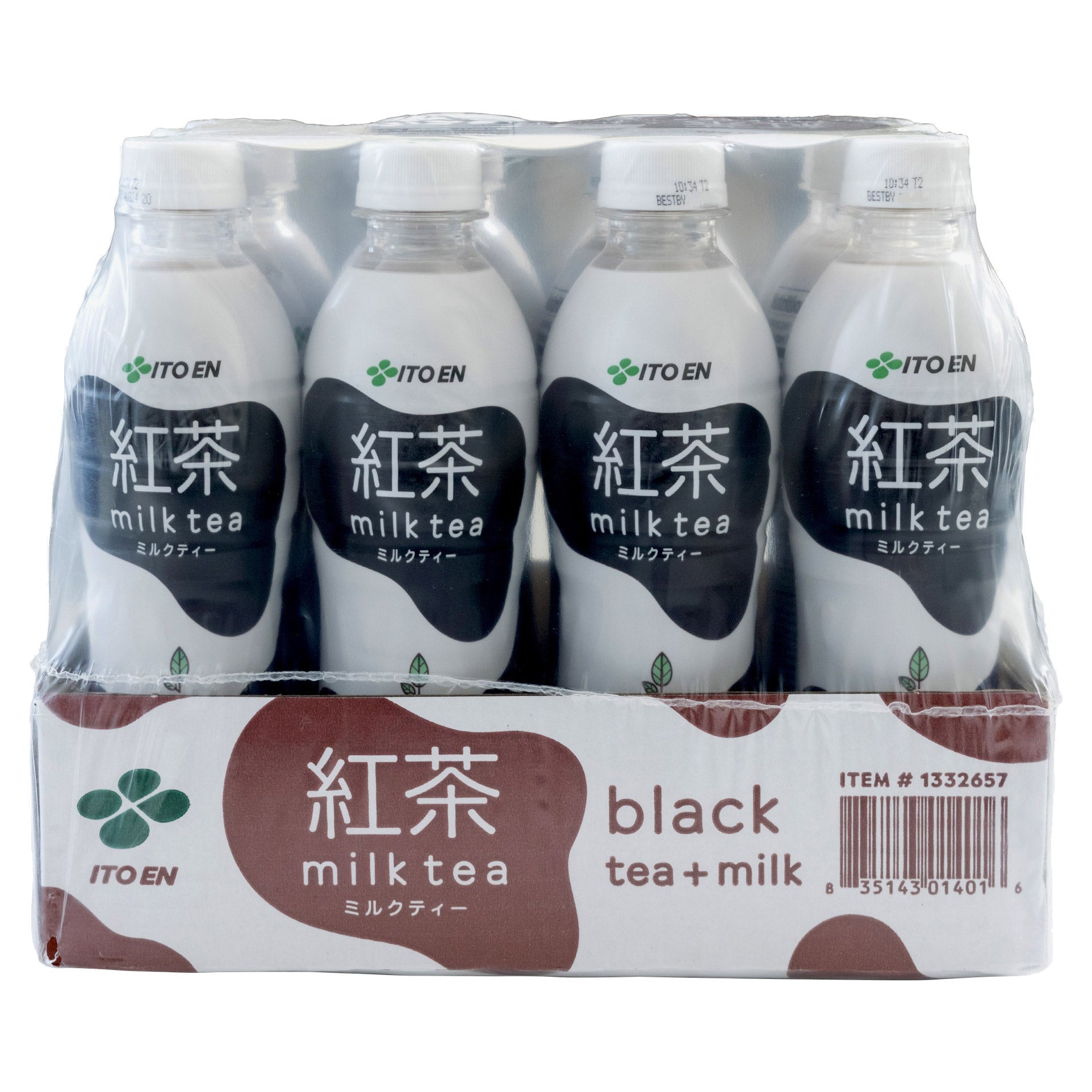 Ito En Black Milk Tea, 11.8 oz, 12-count