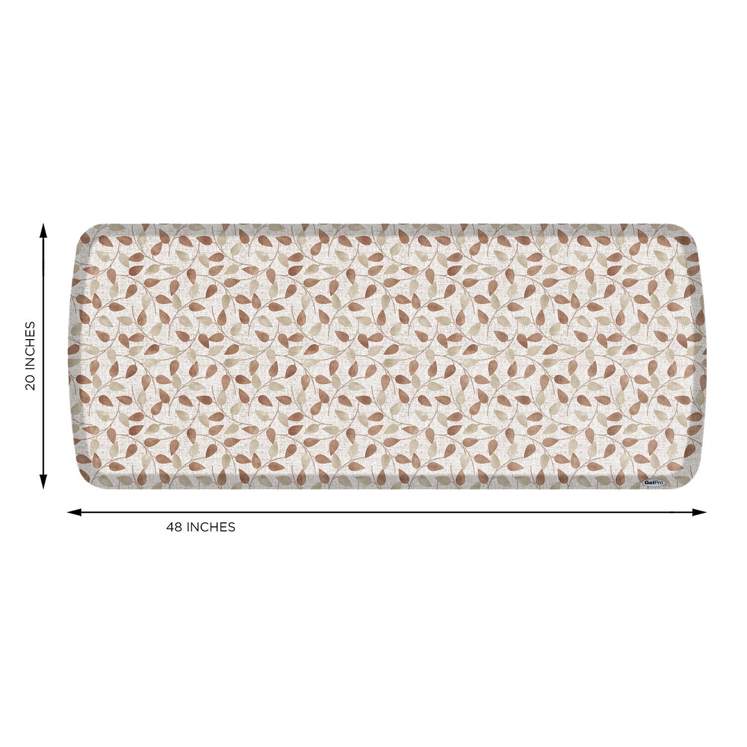 GelPro Elite New Leaves Oatmeal Premium Comfort Floor Mat
