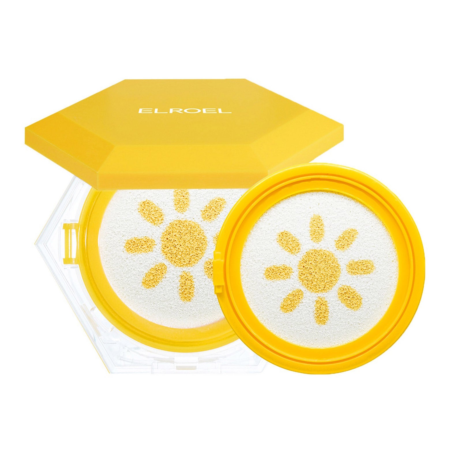 ELROEL Pang Pang Yellow Sun Cushion and Refill, .53 oz Set