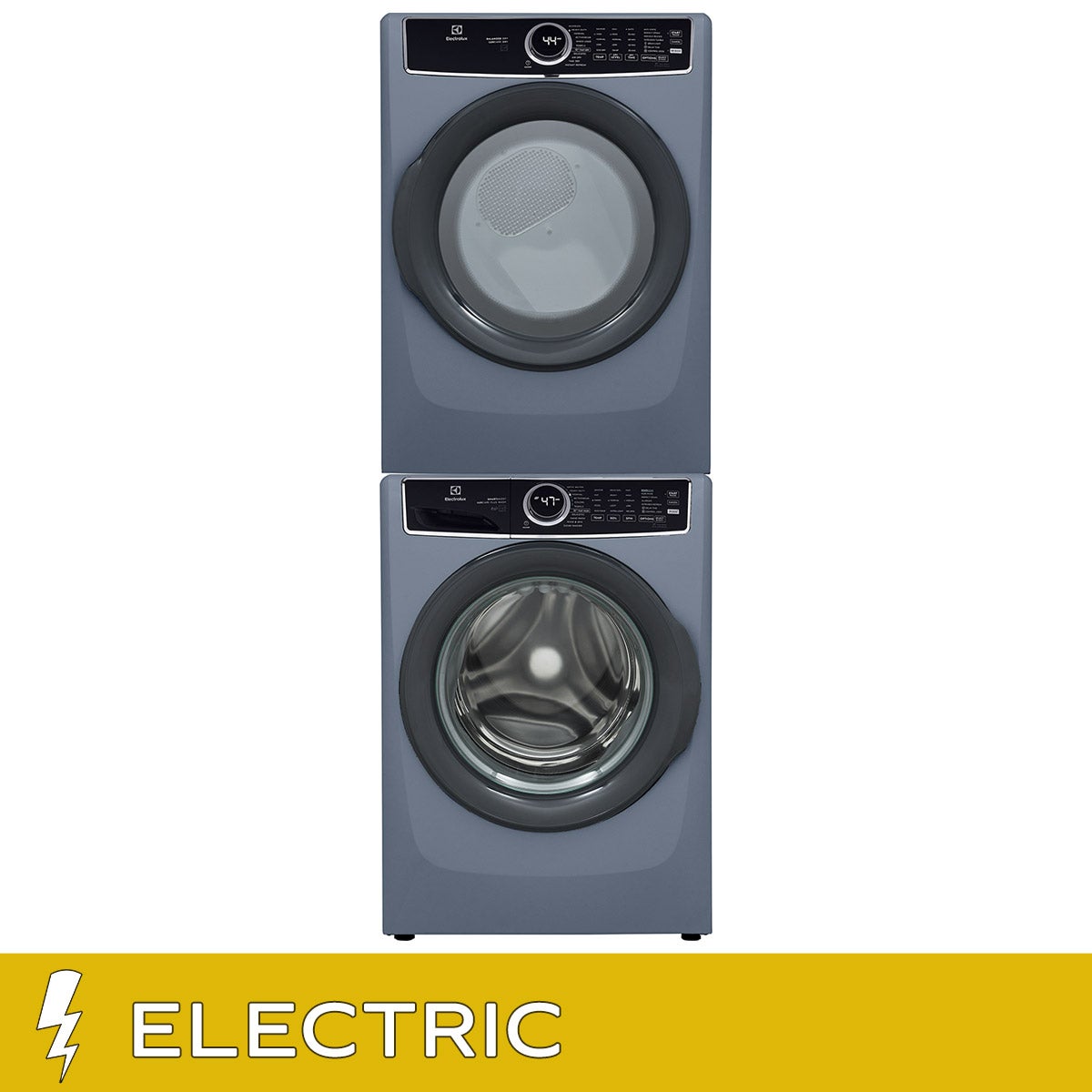 Electrolux Front Load 4.5 cu. ft. Washer with LuxCare Plus Wash and 8.0 cu. ft. Electric Dryer with Perfect Steam with Stacking Kit