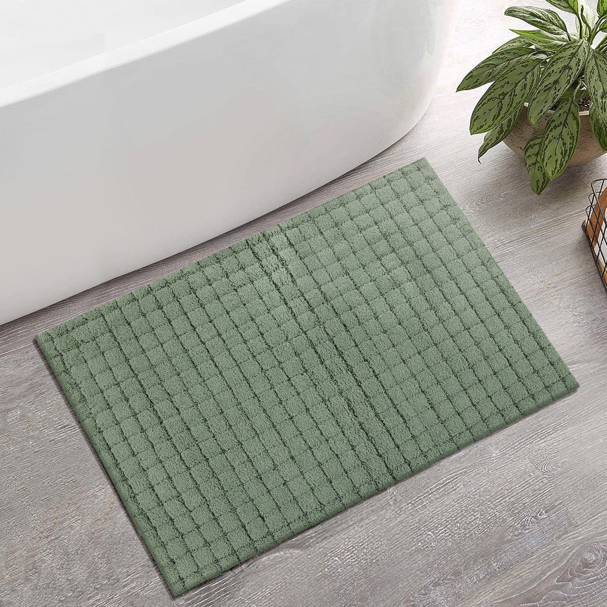 Mineral Spring Soft Grid Bath Rug