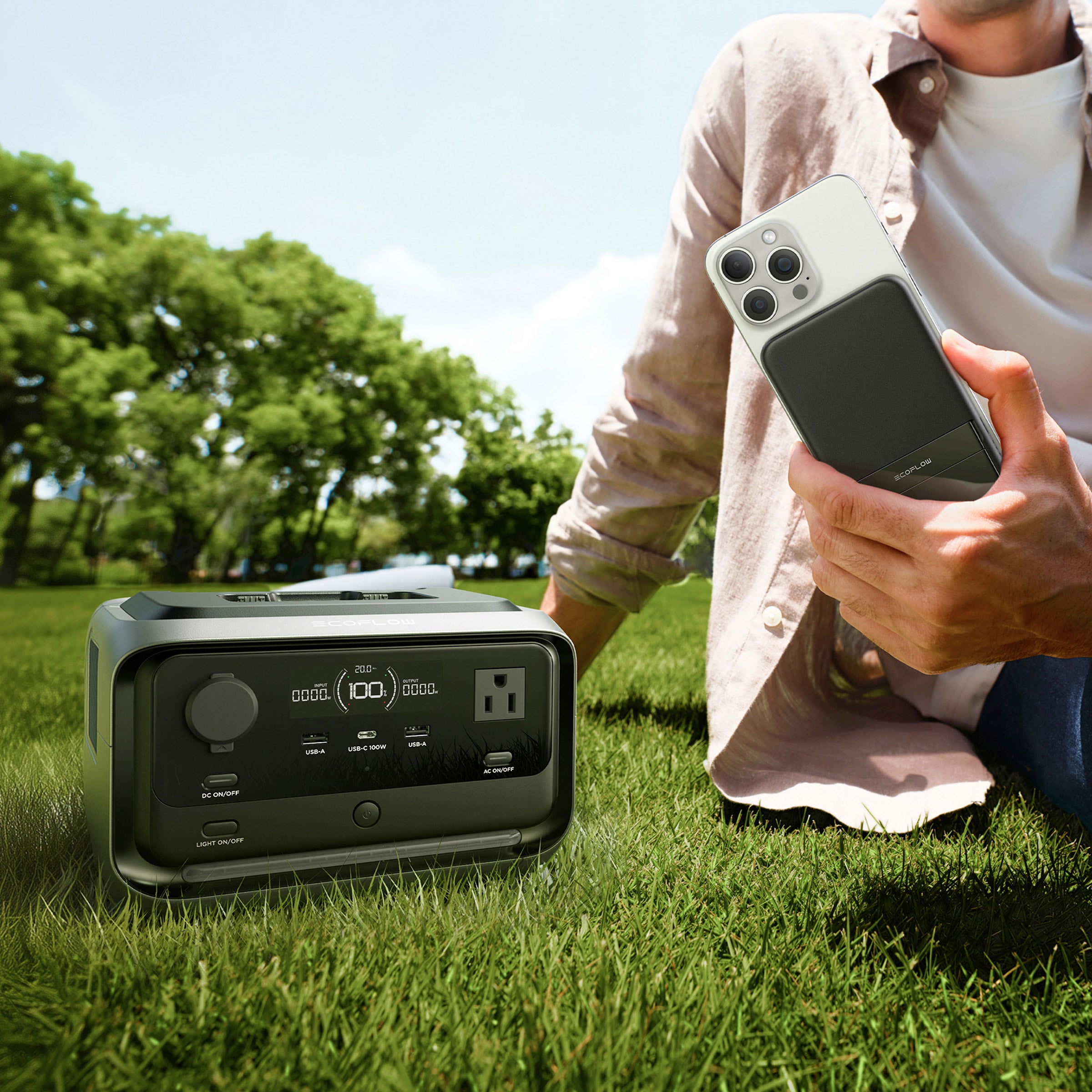 EcoFlow River 3 Plus Wireless Boost Combo