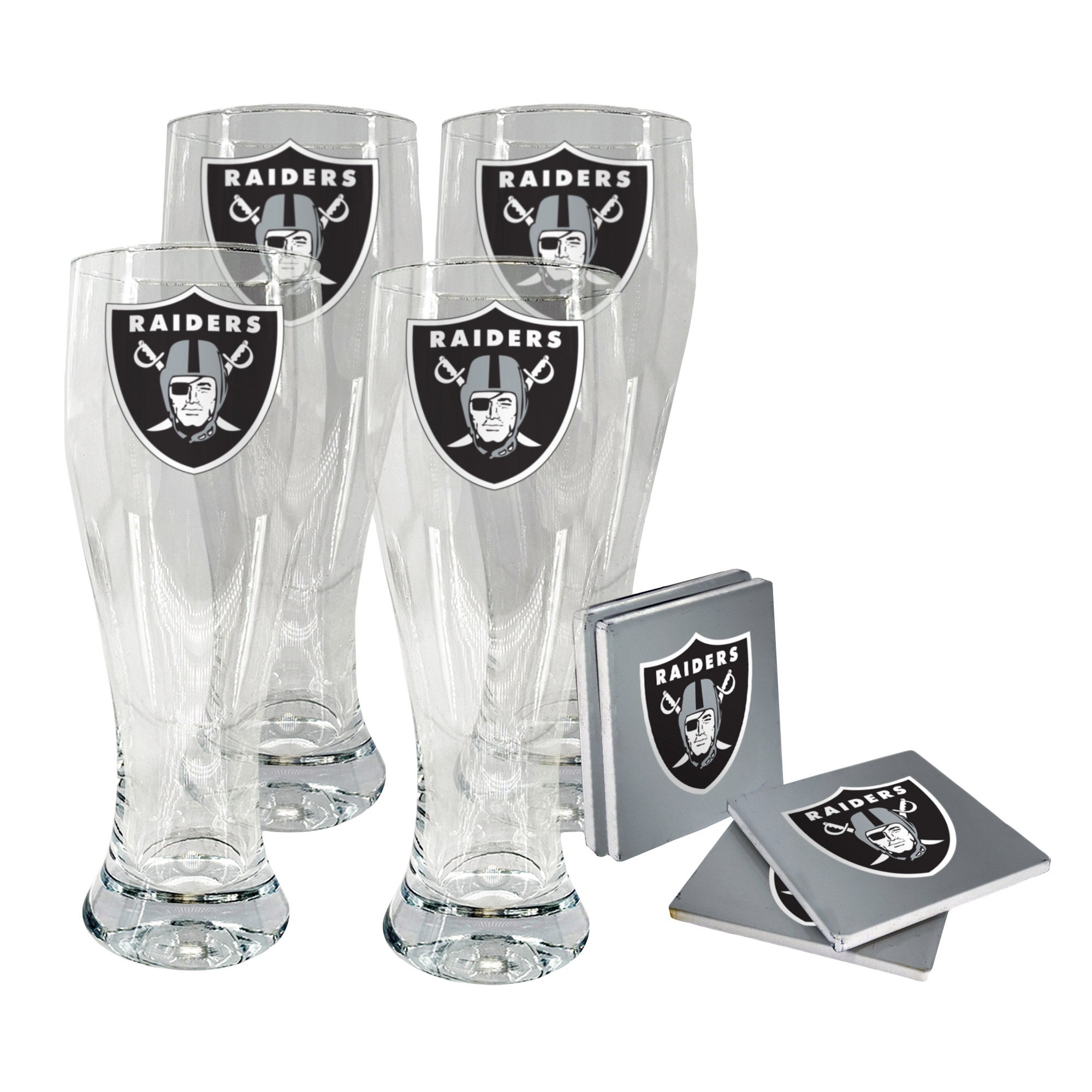 NFL Pilsner & Coaster Set