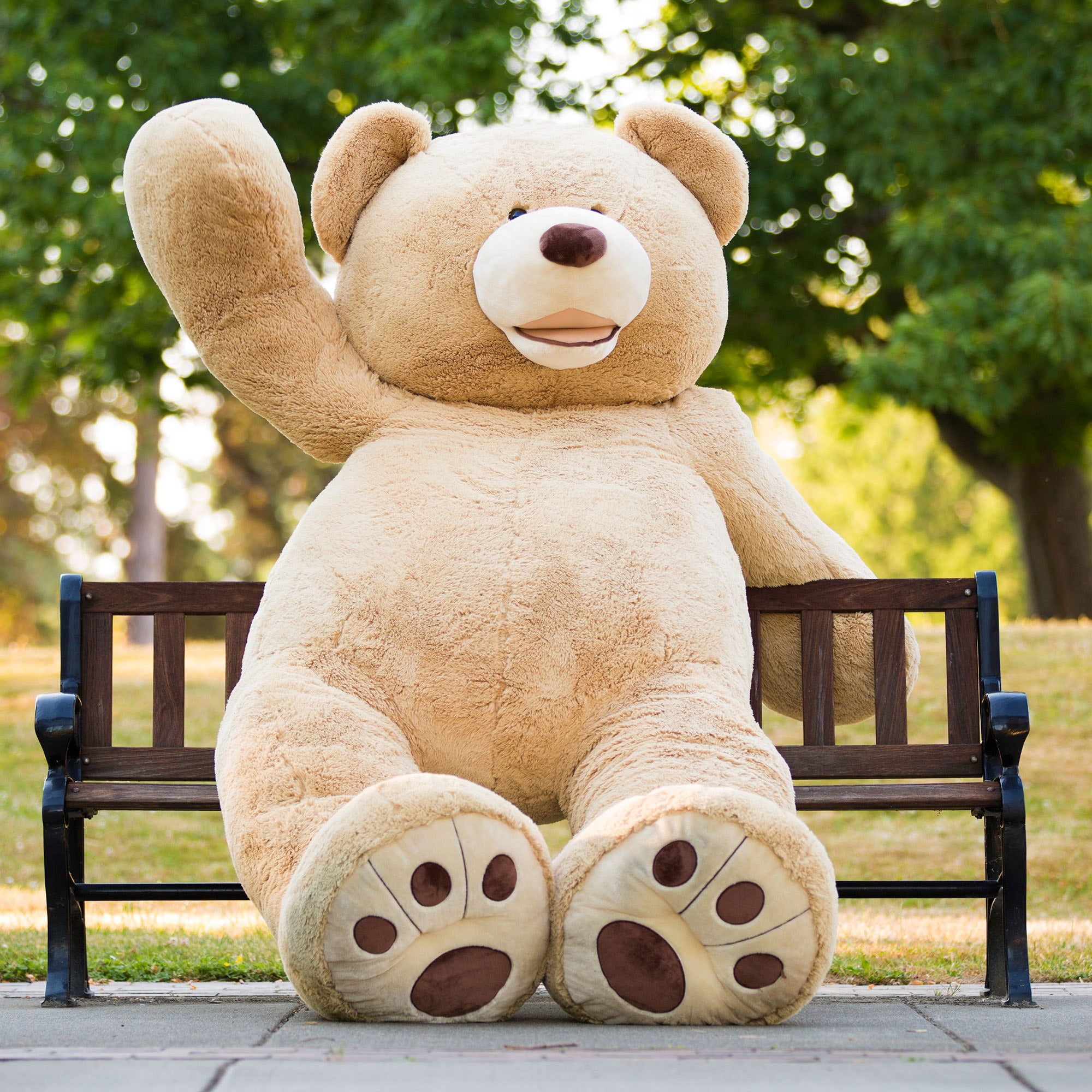 93" Plush Bear, Blonde