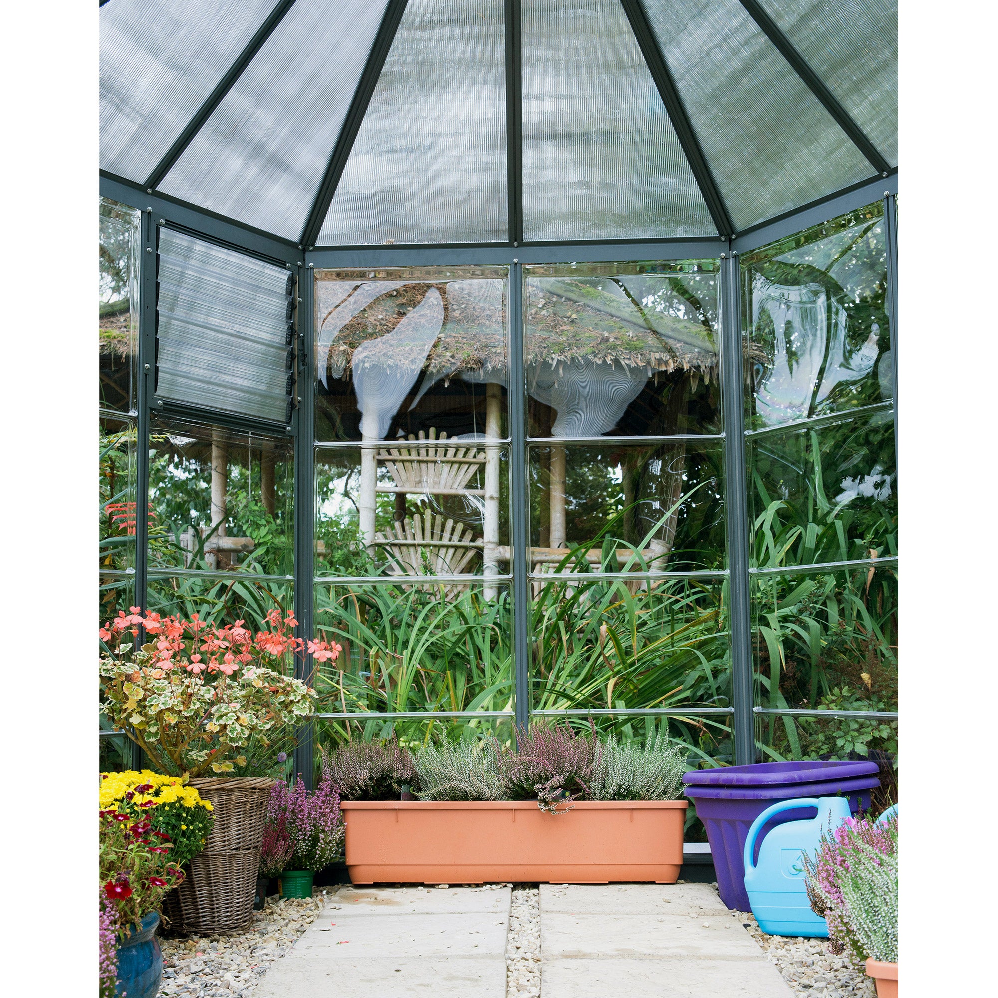 Palram Canopia Oasis Hexagonal Greenhouse