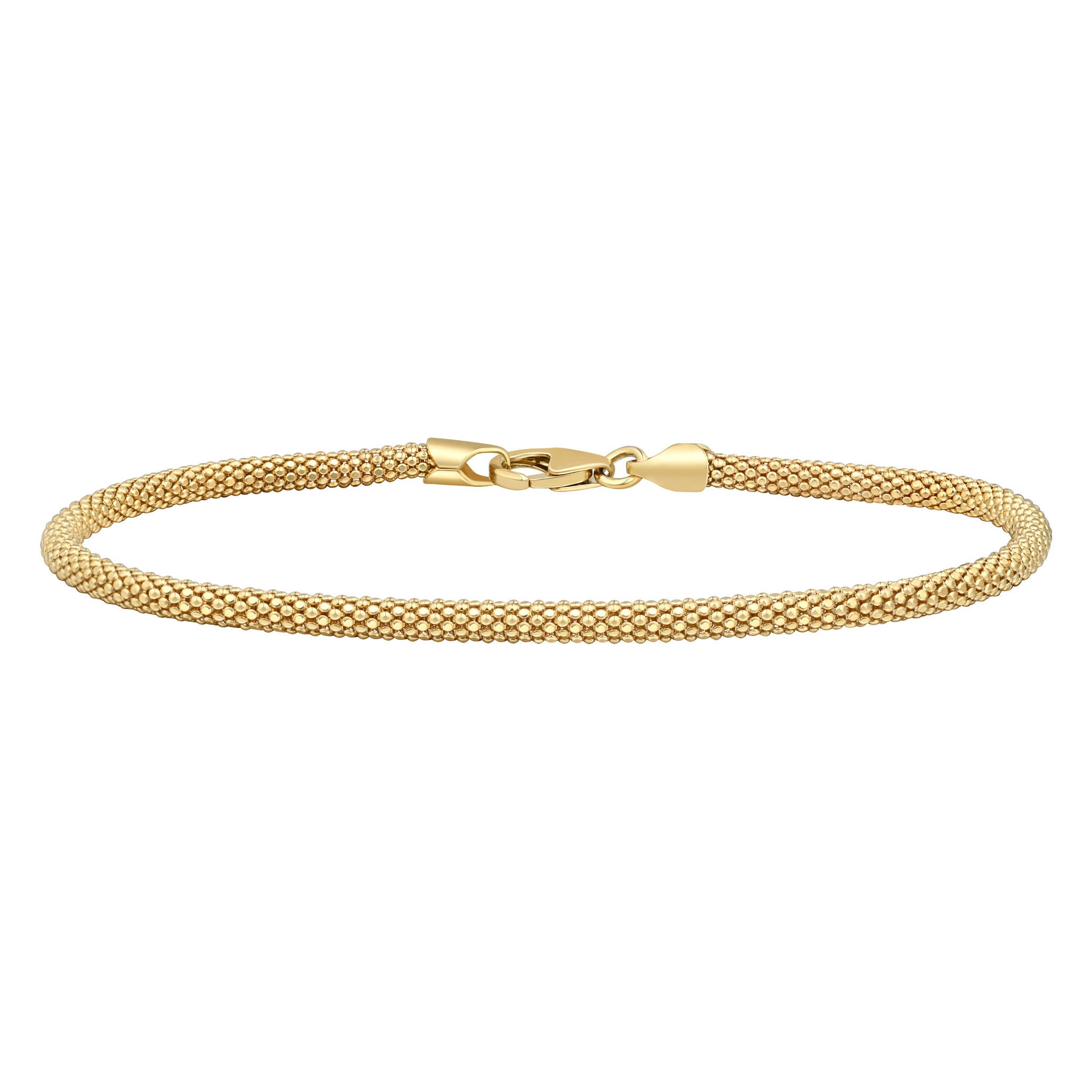 14kt Yellow Gold Popcorn Bracelet