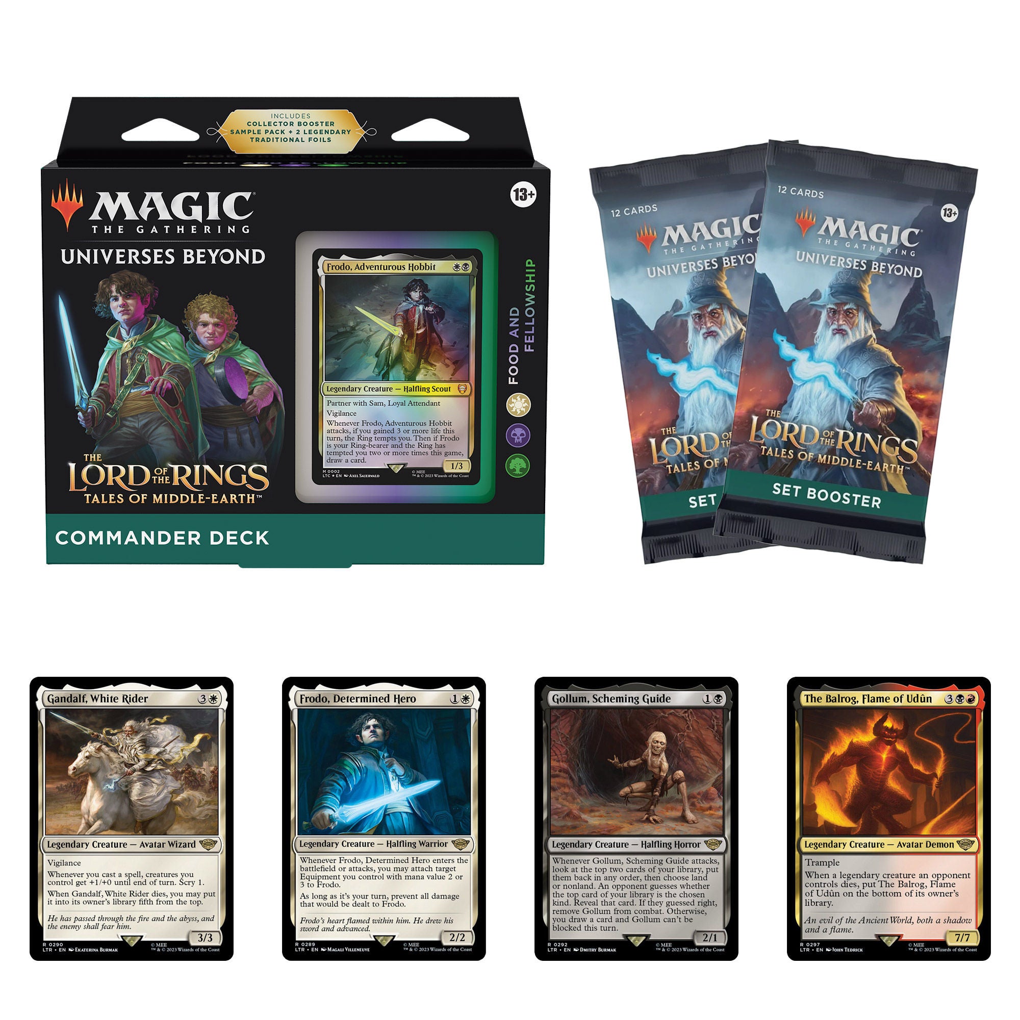 Magic: The Gathering The Lord of the Rings Commander Bundle – Food & Fellowship