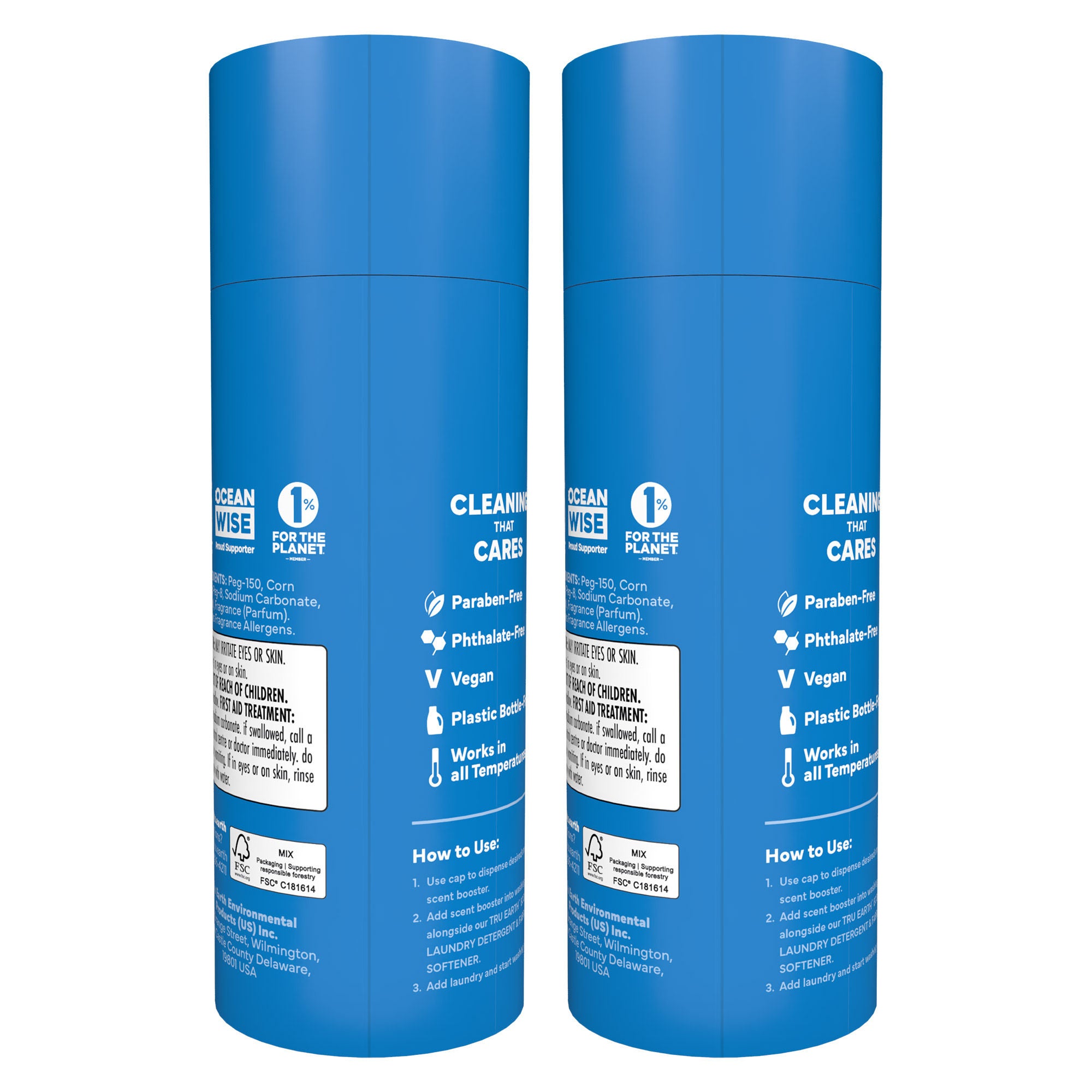 Tru Earth In-Wash Scent Boosters, Ocean Wave, 32.2 oz