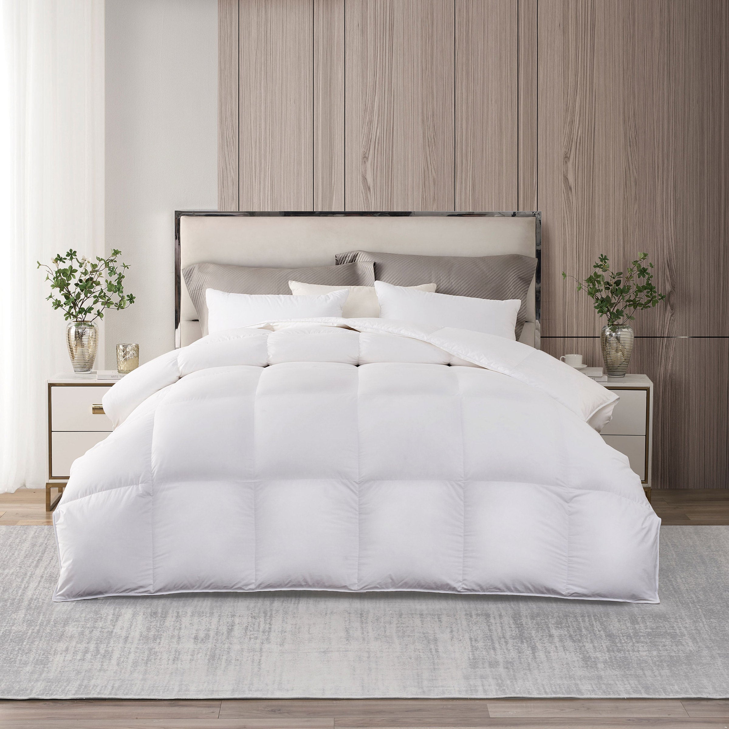 White Peak White Goose Down Comforter