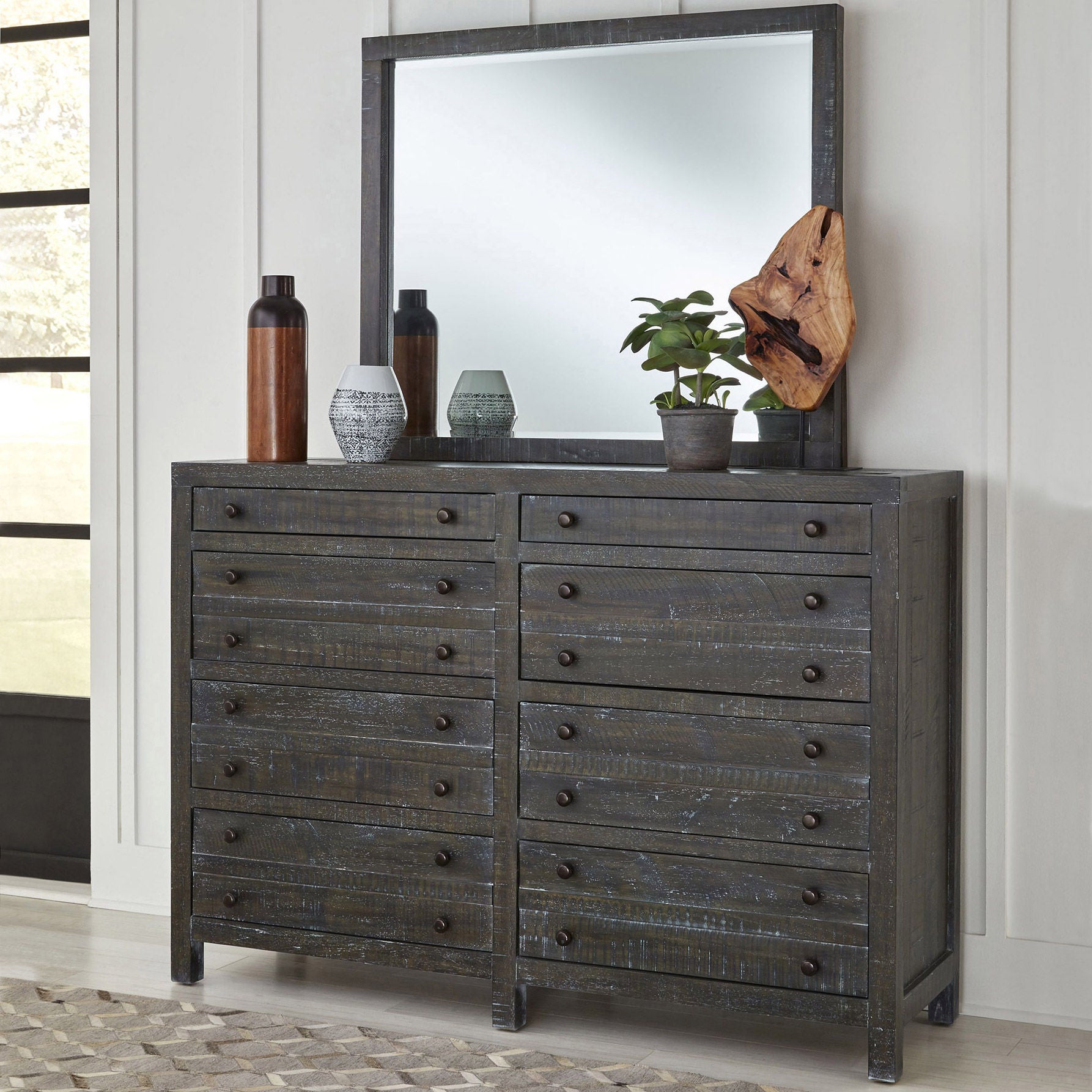 Torsten King Bedroom Collection in Gray
