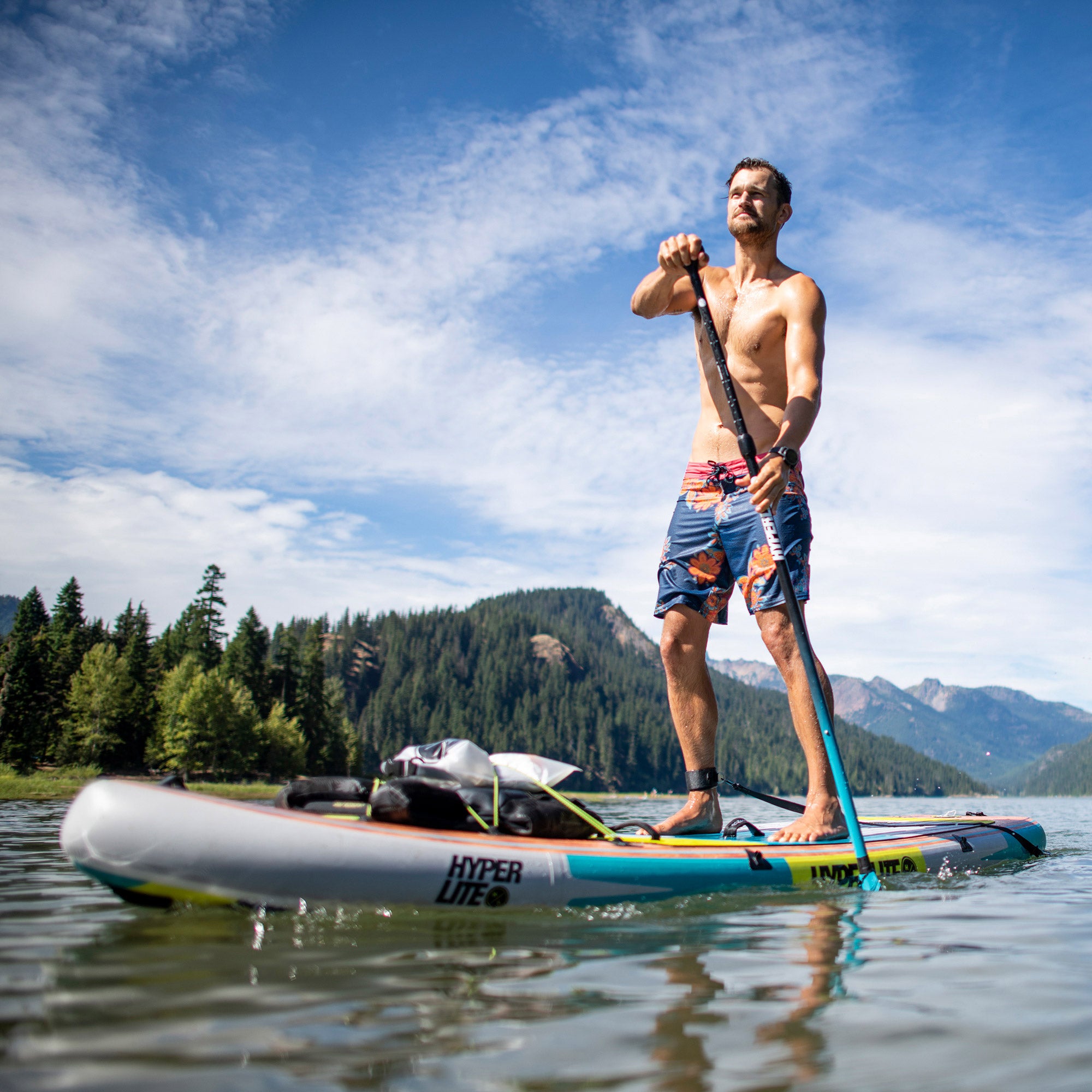 Hyperlite Elevation 10'2" Inflatable Stand Up Paddle Board Package