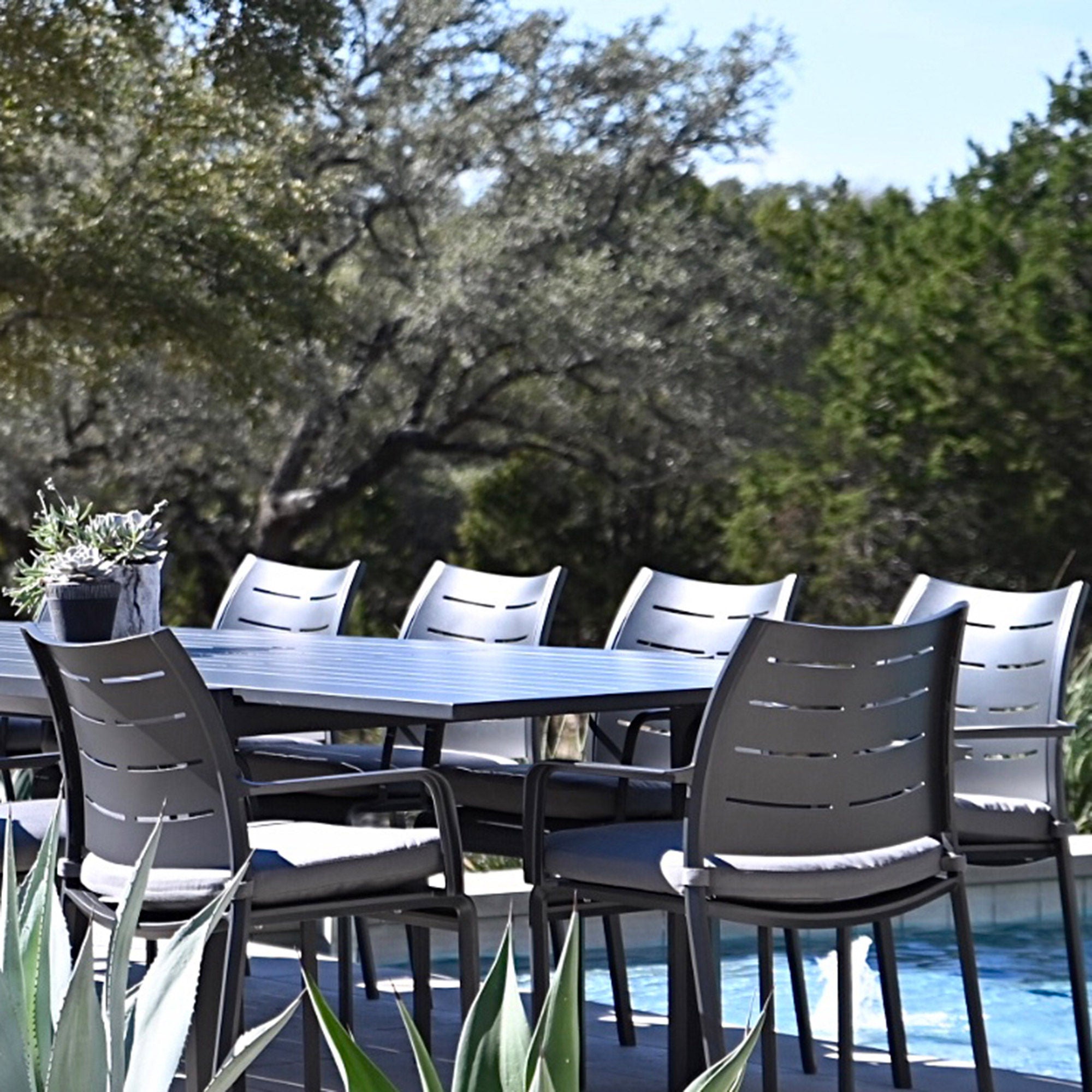 St. Kitts 13-piece Outdoor Patio Dining Set