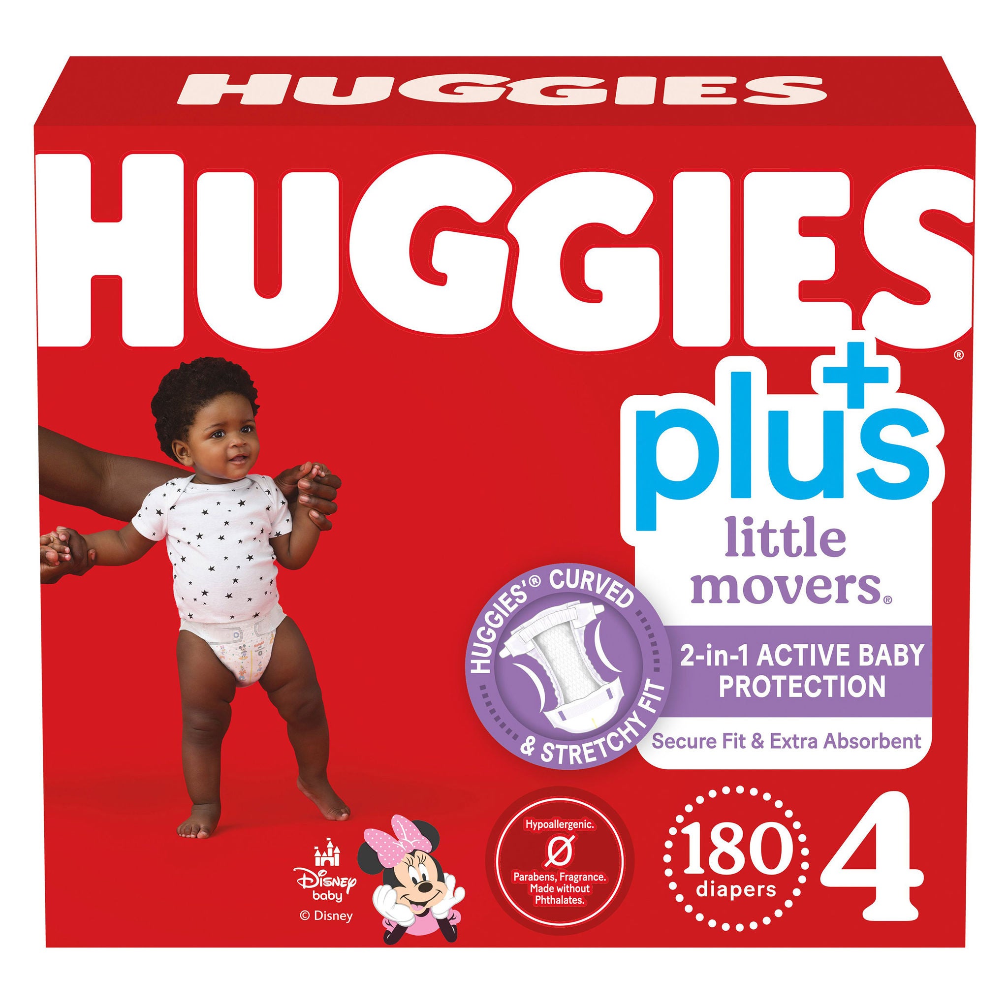 Huggies Plus Diapers Sizes 3 - 7