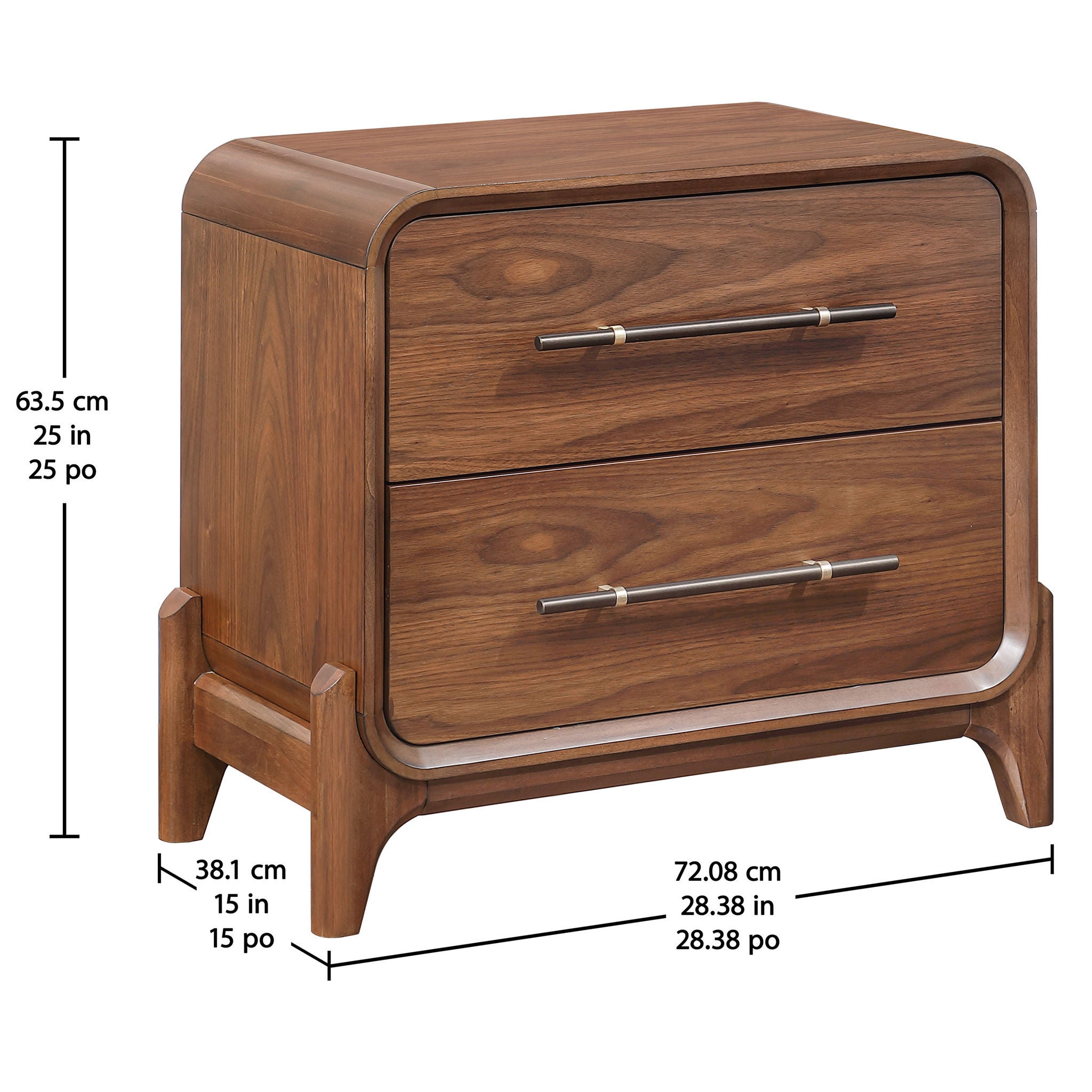 Rockford 2-Drawer Nightstand