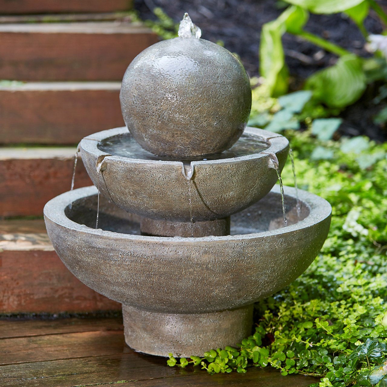 23" Mercato 2-tier Sphere Fountain