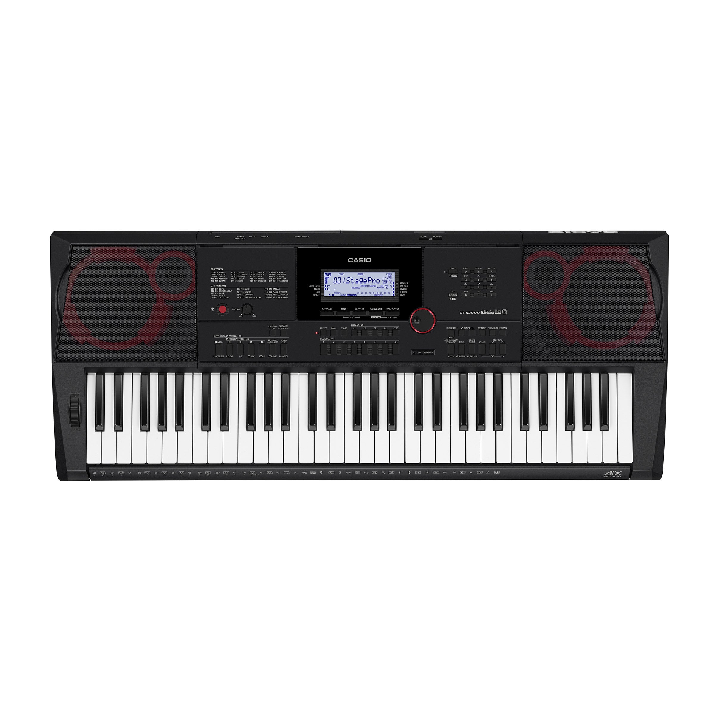 Casio CT-X3000 Premium Portable Keyboard Bundle