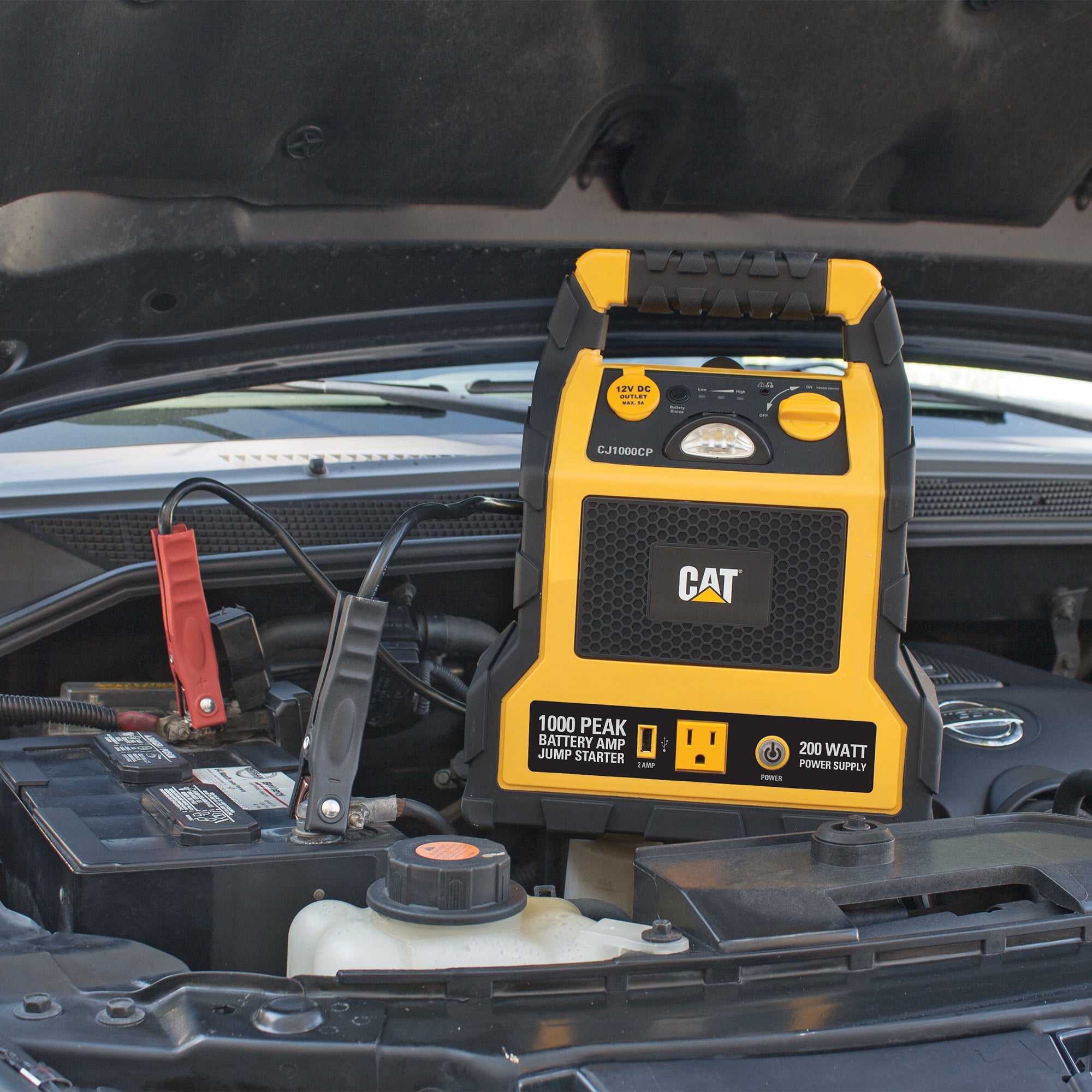 Cat 1000 Peak Amp Battery Jump-Starter | Power Station | Compressor