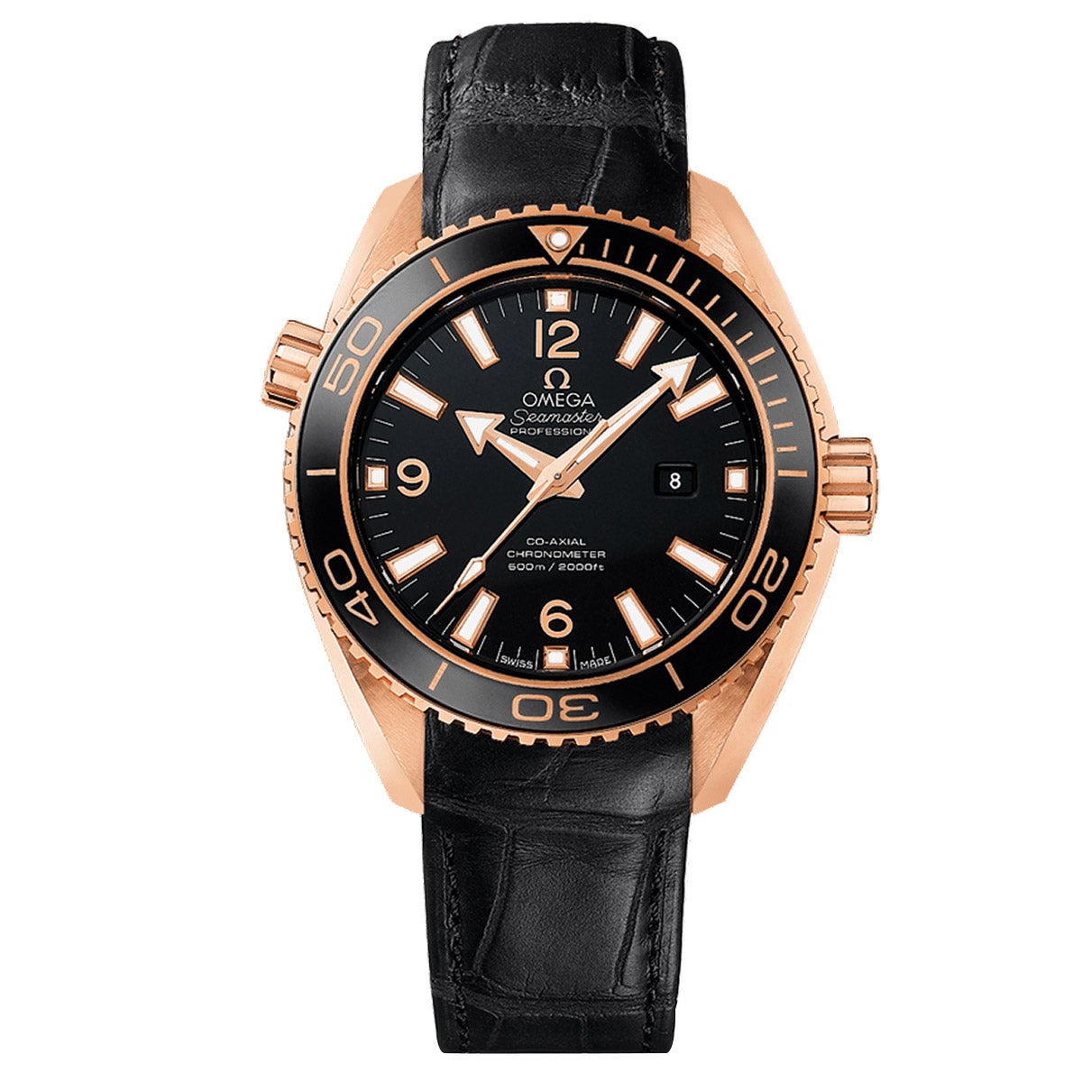 Omega Seamaster Planet Ocean Co-Axial Chronometer Ladies Automatic Watch