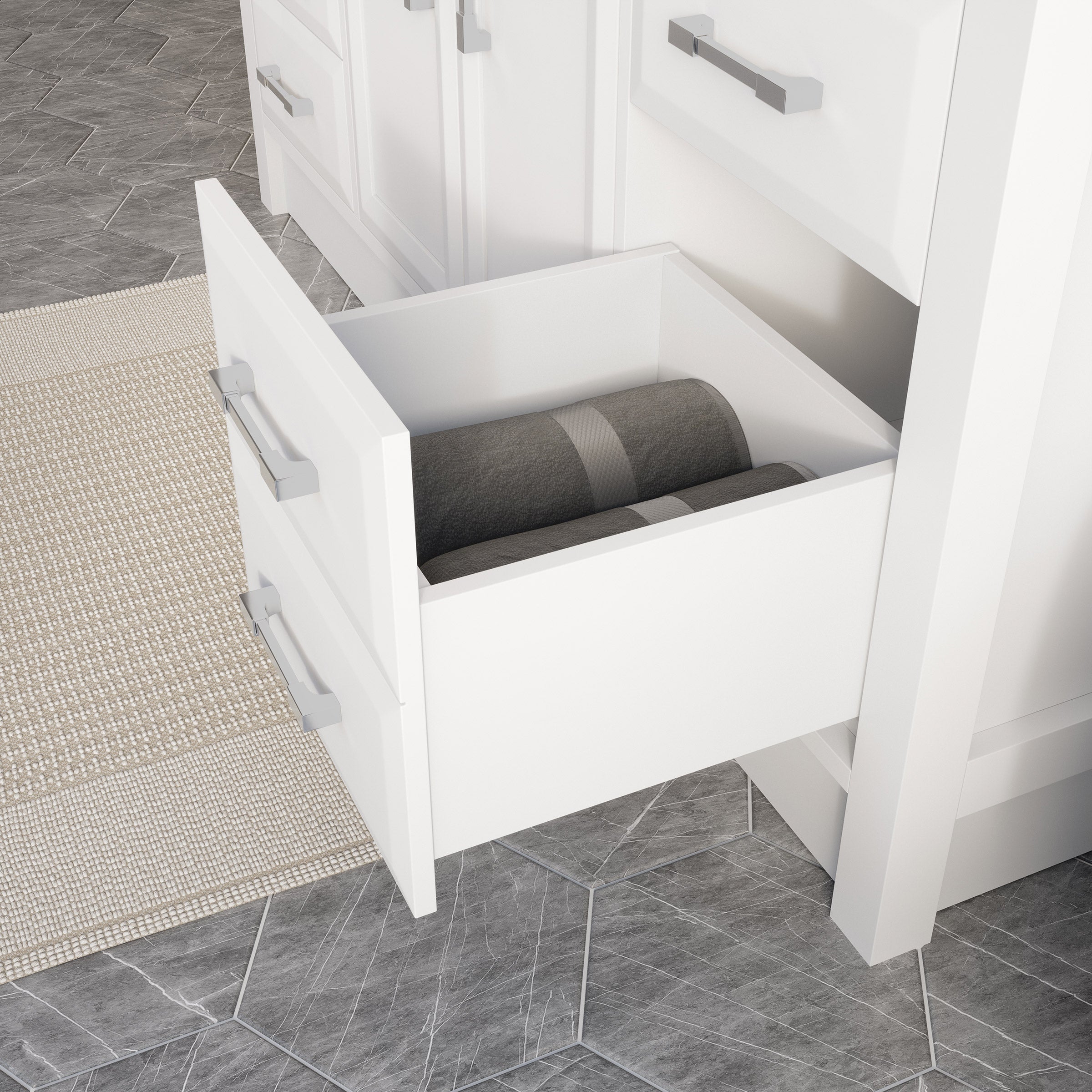 Calais Bath Vanity by Studio Bathe in White