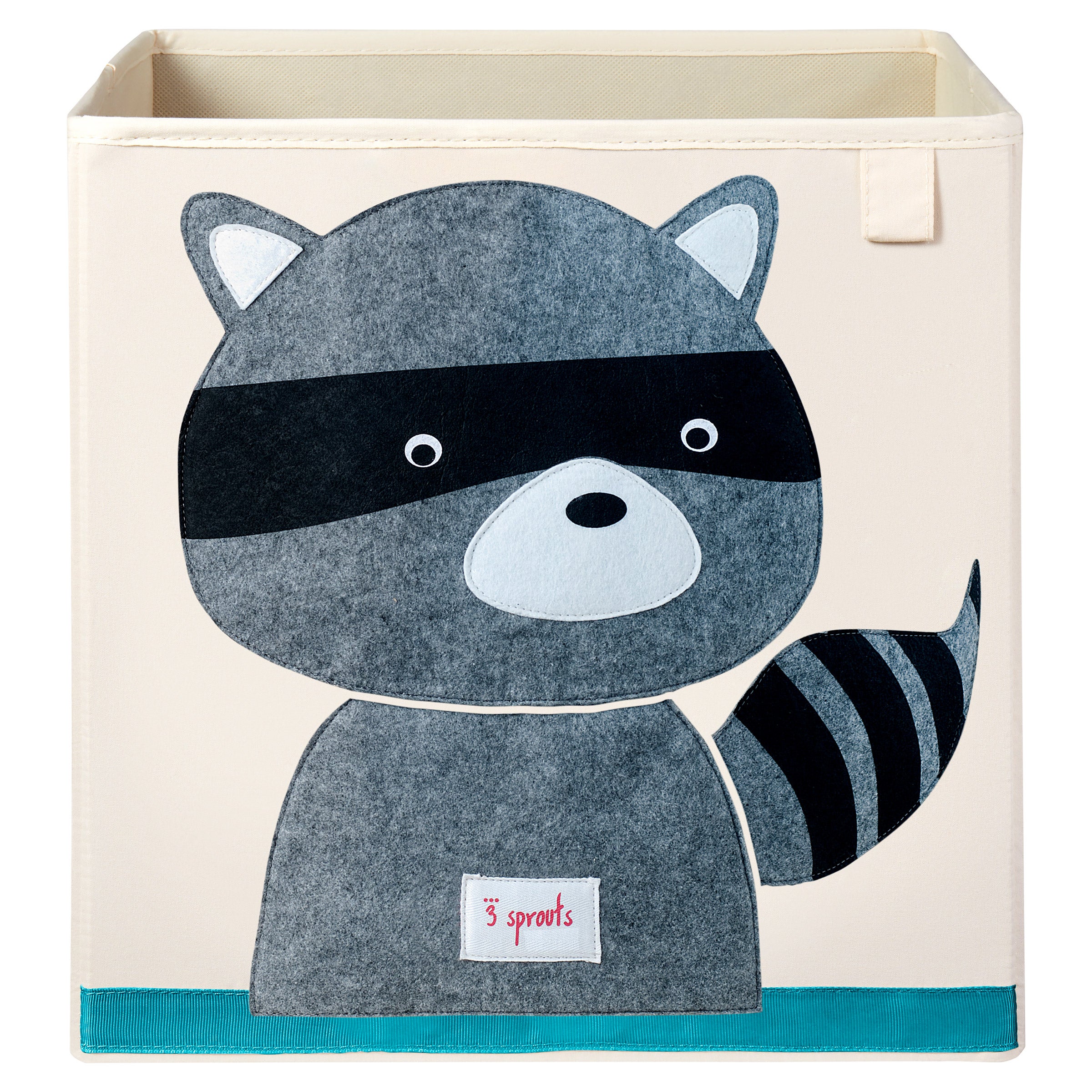3 Sprouts Storage Boxes, Fox & Raccoon, 2-pack