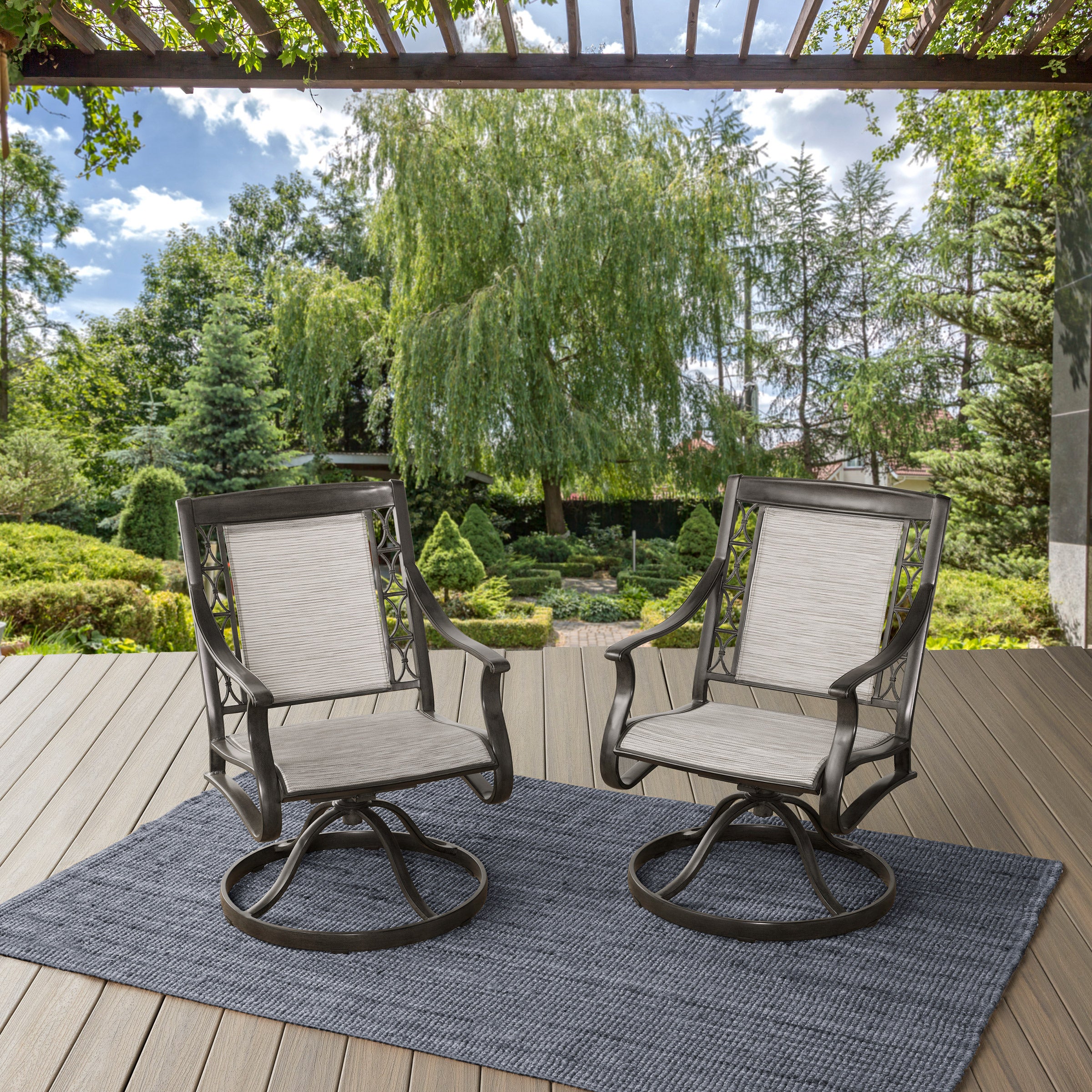 Agio Kimberling 2-pack Swivel Outdoor Rockers