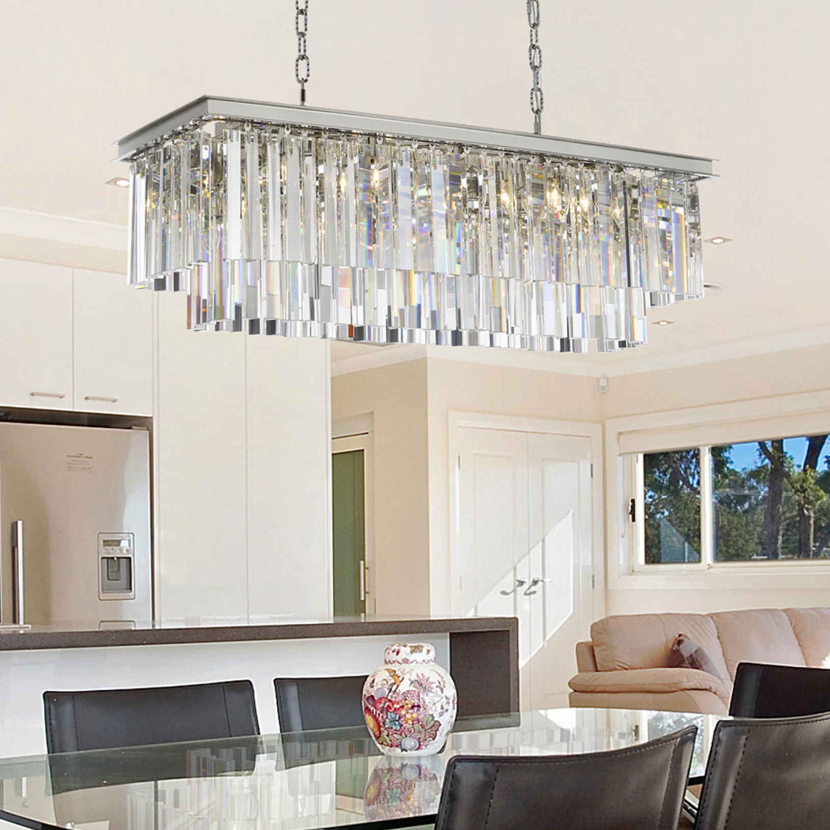 Lighting by Pecaso Metro 12-light Crystal Chandelier