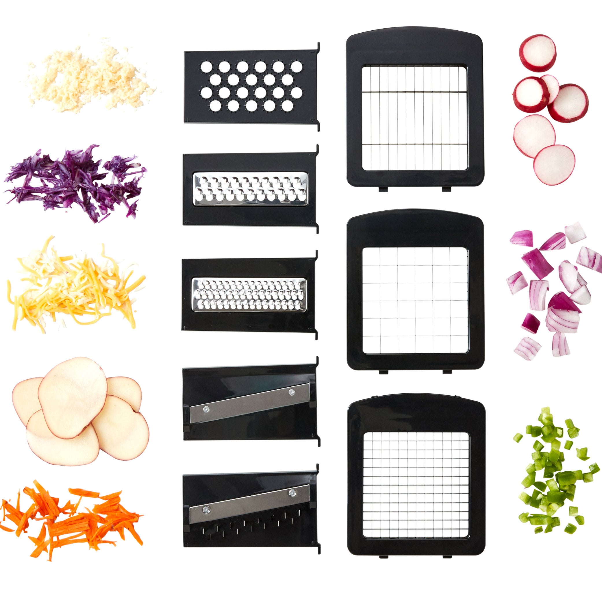 MIU 11-piece Vegetable Chopper & Slicer